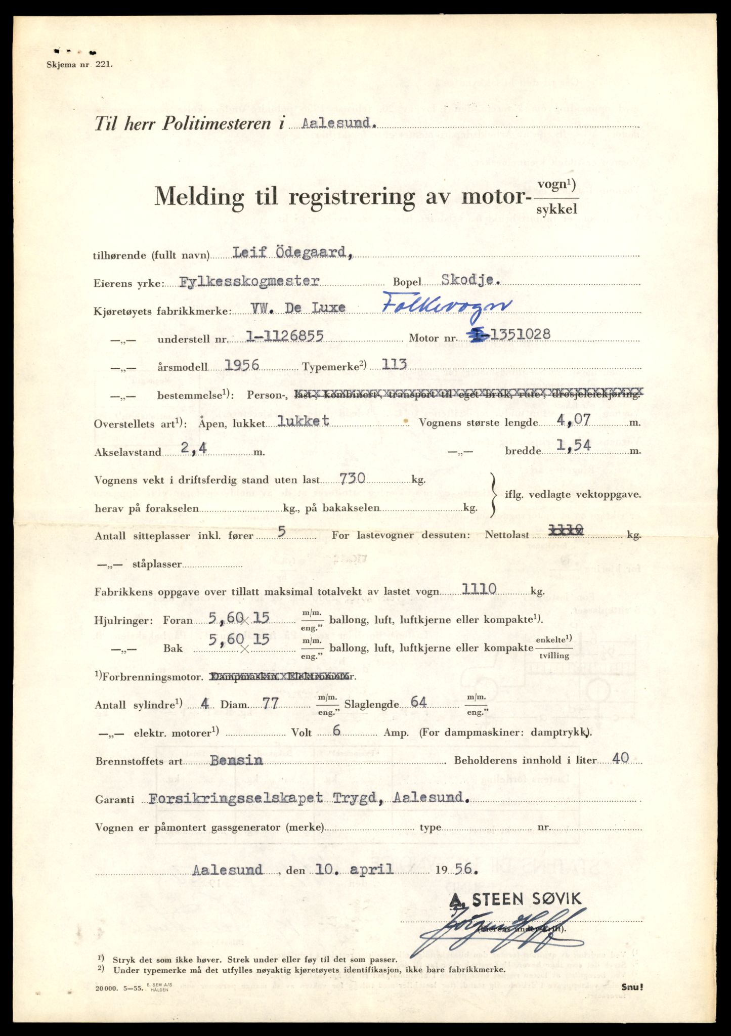 Møre og Romsdal vegkontor - Ålesund trafikkstasjon, AV/SAT-A-4099/F/Fe/L0045: Registreringskort for kjøretøy T 14320 - T 14444, 1927-1998, p. 629