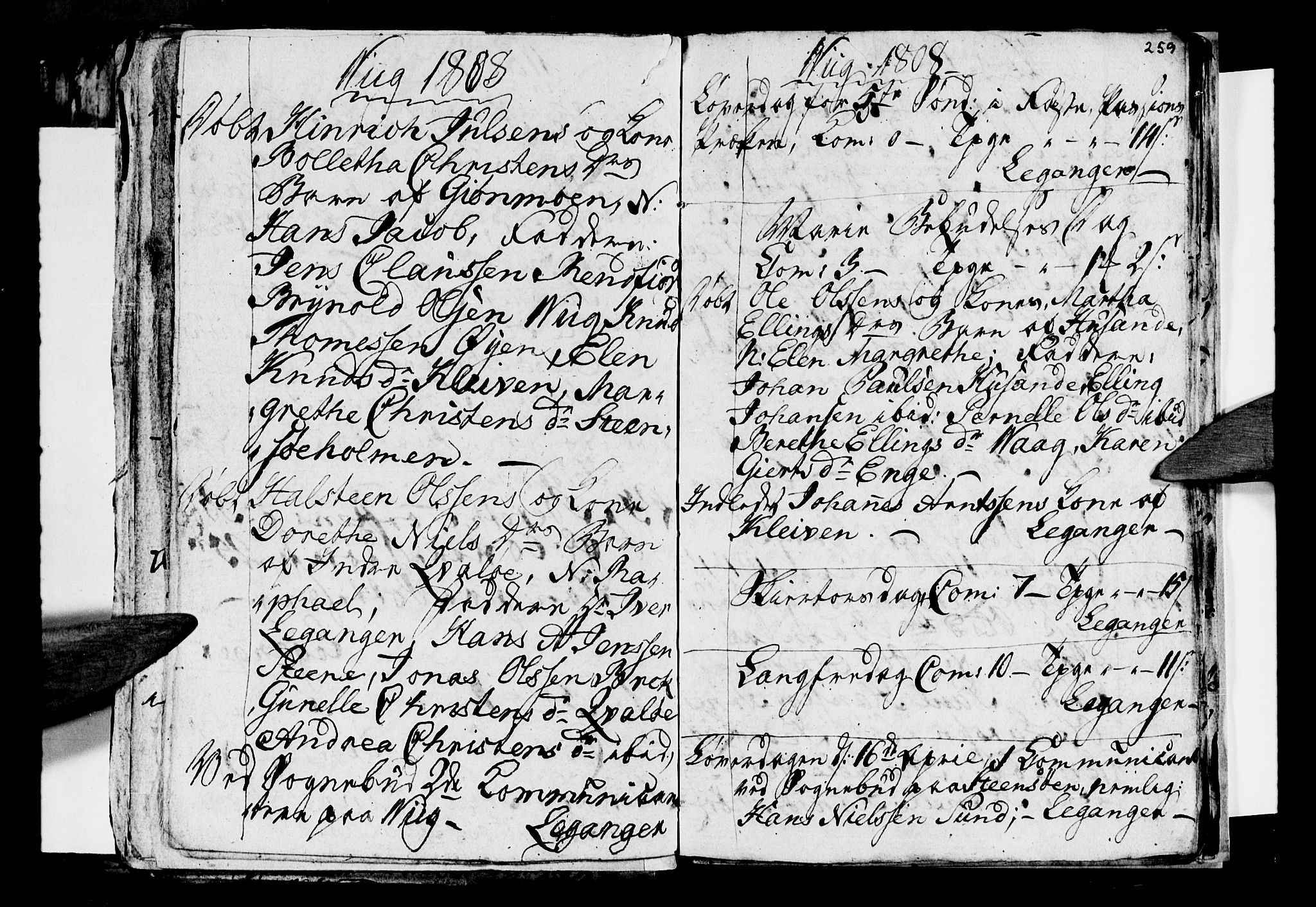 Ministerialprotokoller, klokkerbøker og fødselsregistre - Nordland, AV/SAT-A-1459/812/L0184: Parish register (copy) no. 812C02, 1793-1809, p. 259