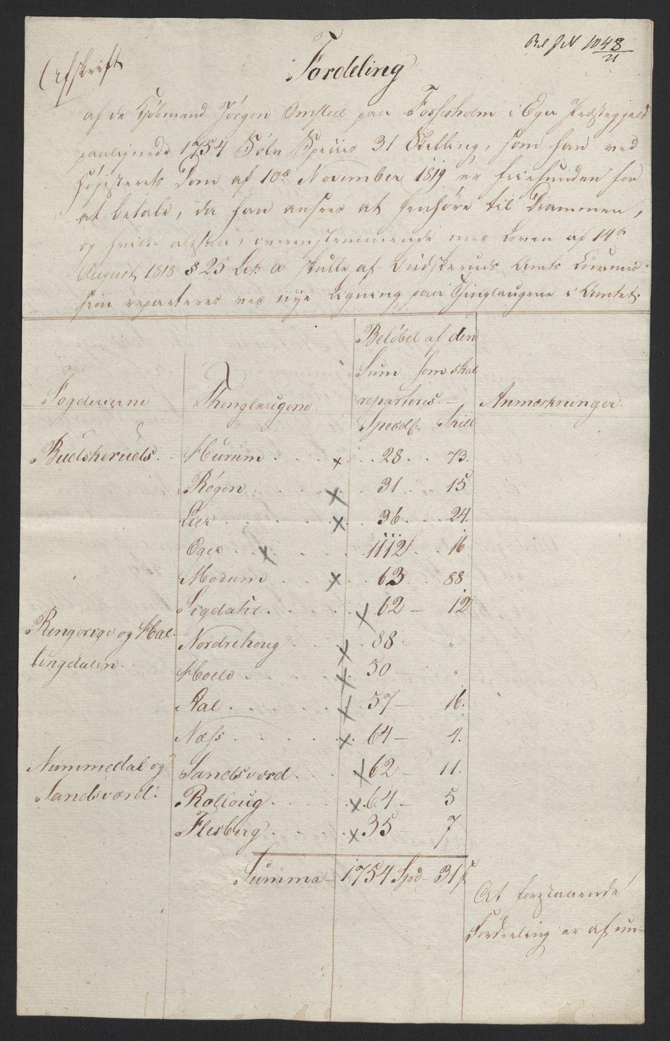 Sølvskatten 1816, NOBA/SOLVSKATTEN/A/L0018: Bind 19: Buskerud fogderi, 1816-1822, p. 3