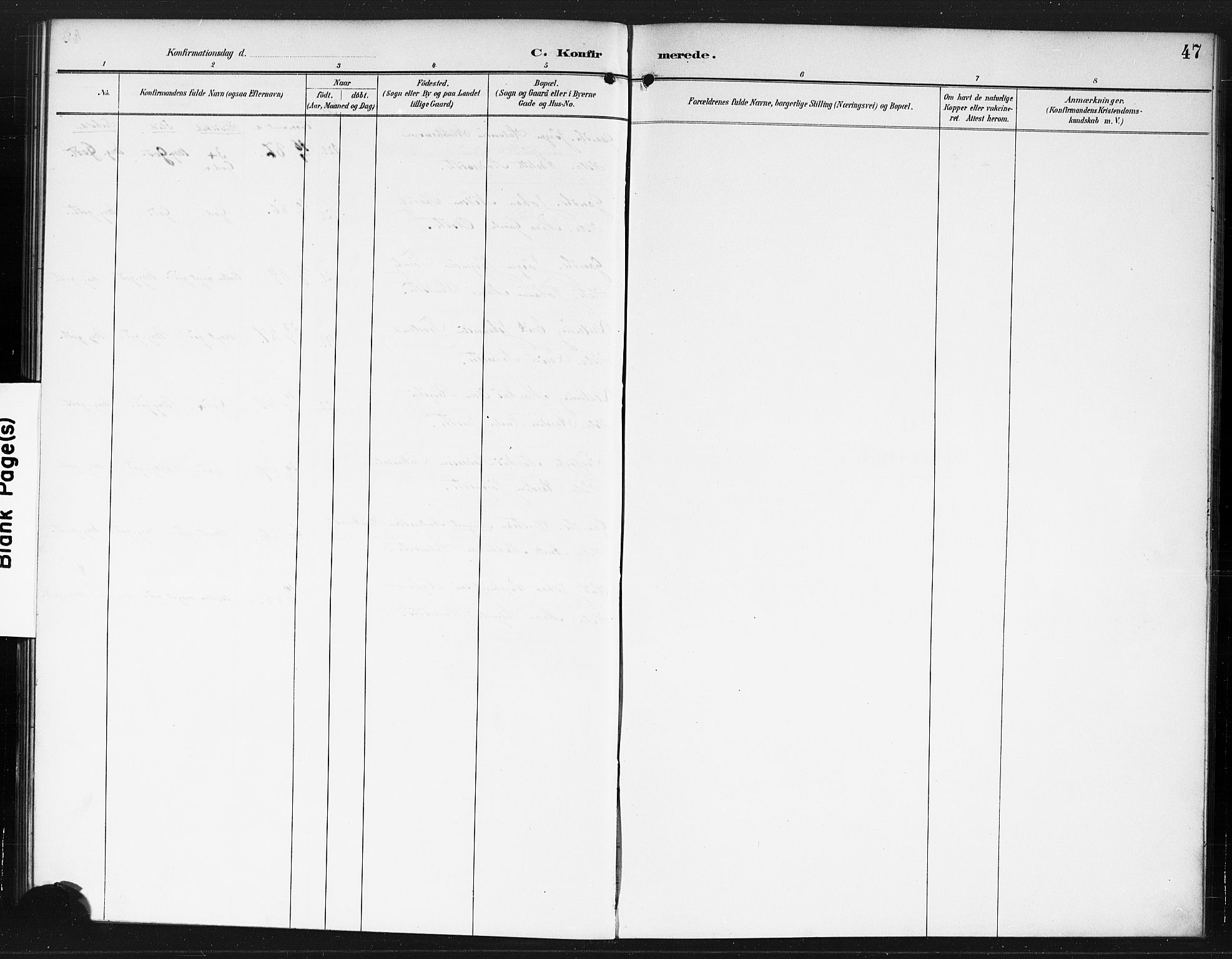 Rødenes prestekontor Kirkebøker, AV/SAO-A-2005/F/Fb/L0002: Parish register (official) no. II 2, 1890-1900, p. 47