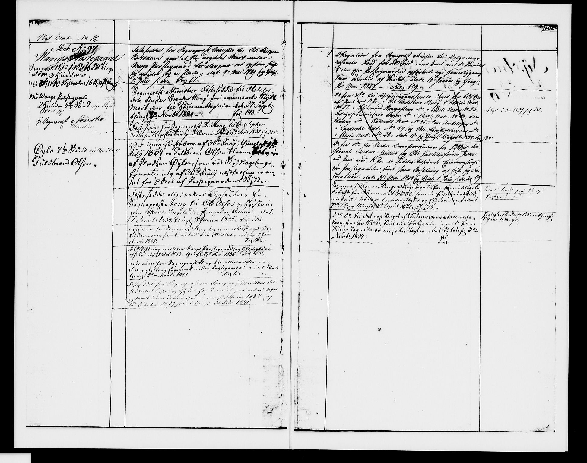 Valdres sorenskriveri, SAH/TING-016/H/Ha/Hab/L0003: Mortgage register no. 2.3, 1827-1841, p. 101