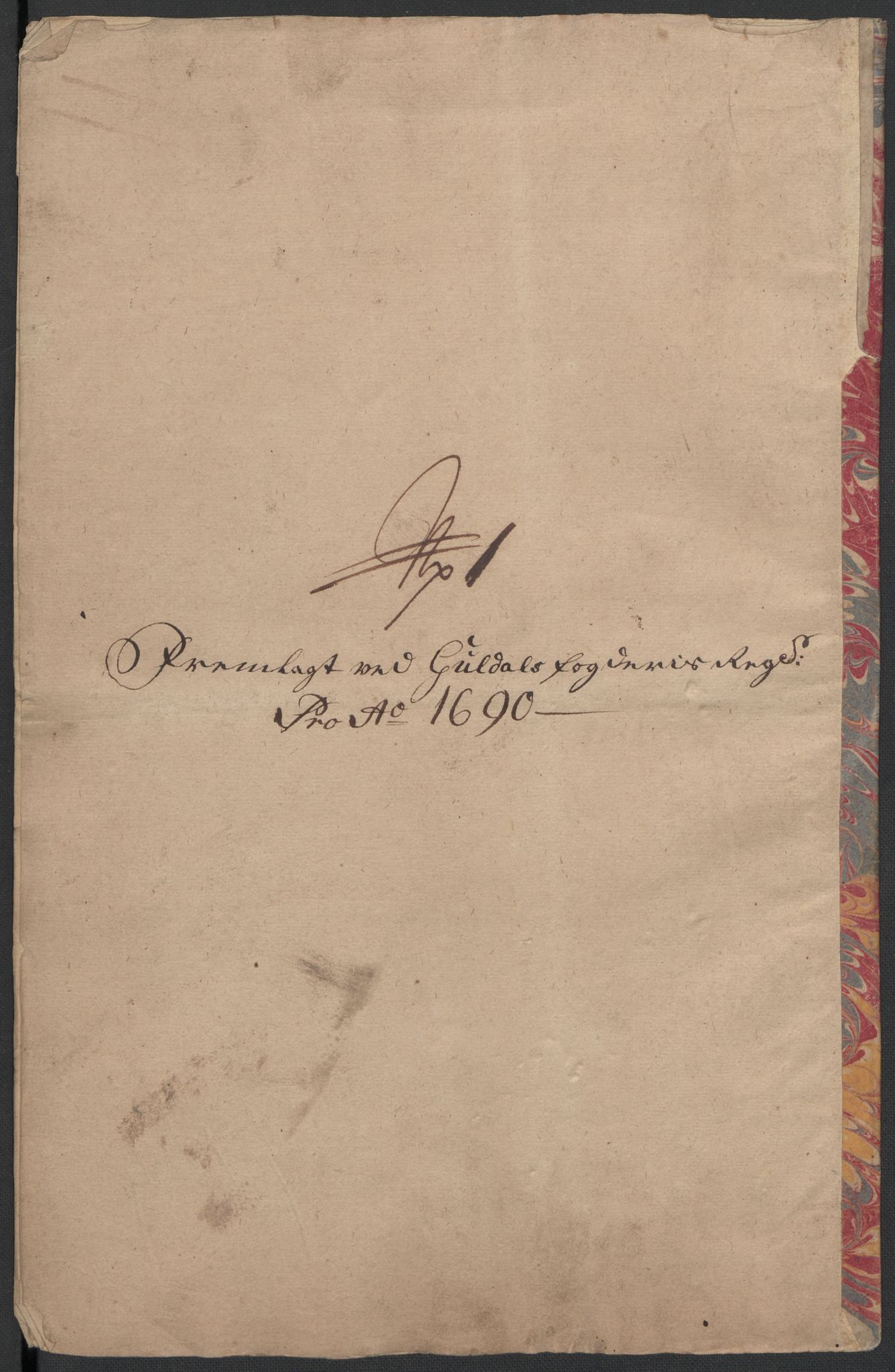 Rentekammeret inntil 1814, Reviderte regnskaper, Fogderegnskap, RA/EA-4092/R59/L3940: Fogderegnskap Gauldal, 1689-1690, p. 376