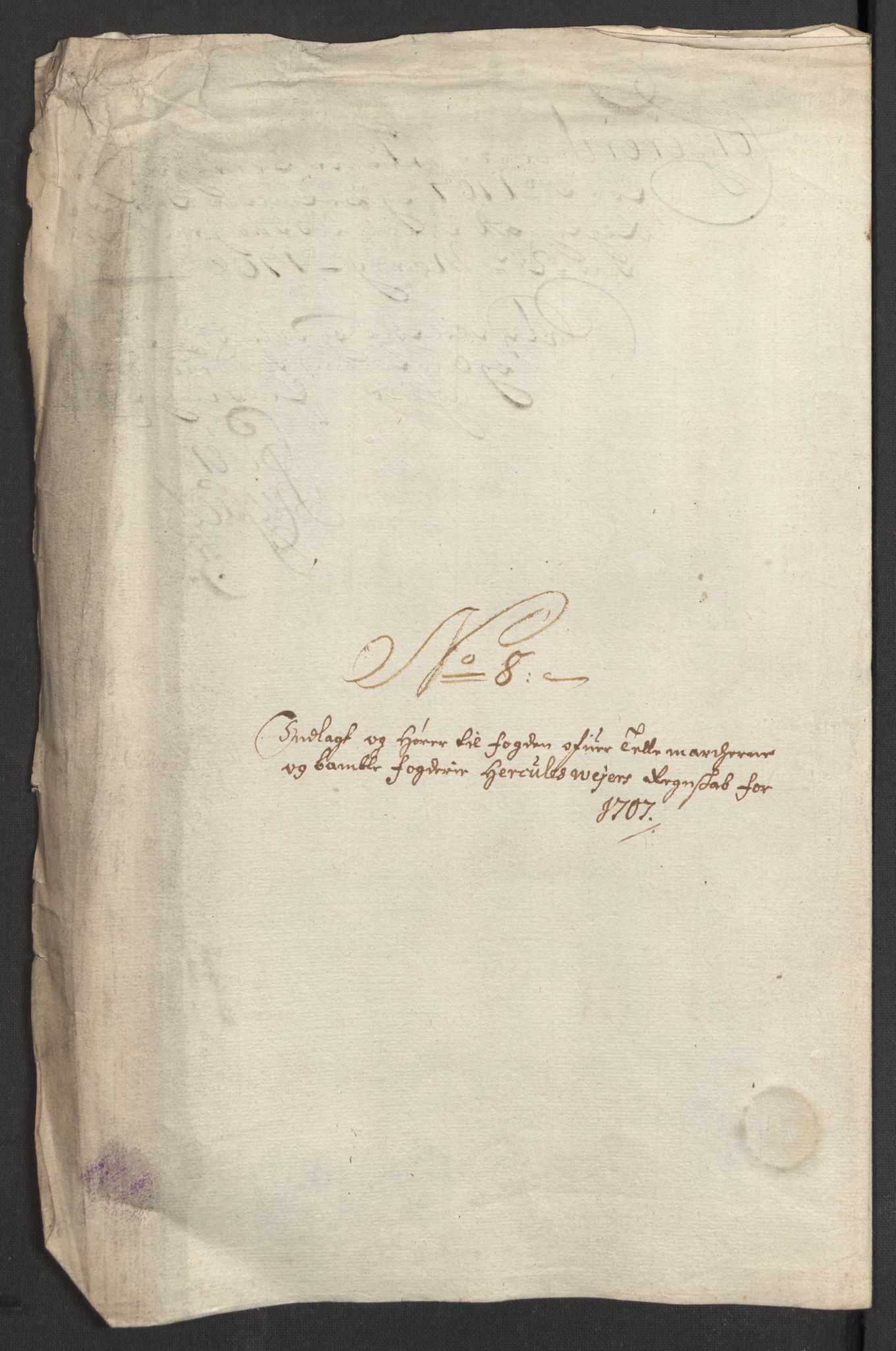 Rentekammeret inntil 1814, Reviderte regnskaper, Fogderegnskap, AV/RA-EA-4092/R36/L2117: Fogderegnskap Øvre og Nedre Telemark og Bamble, 1707, p. 312