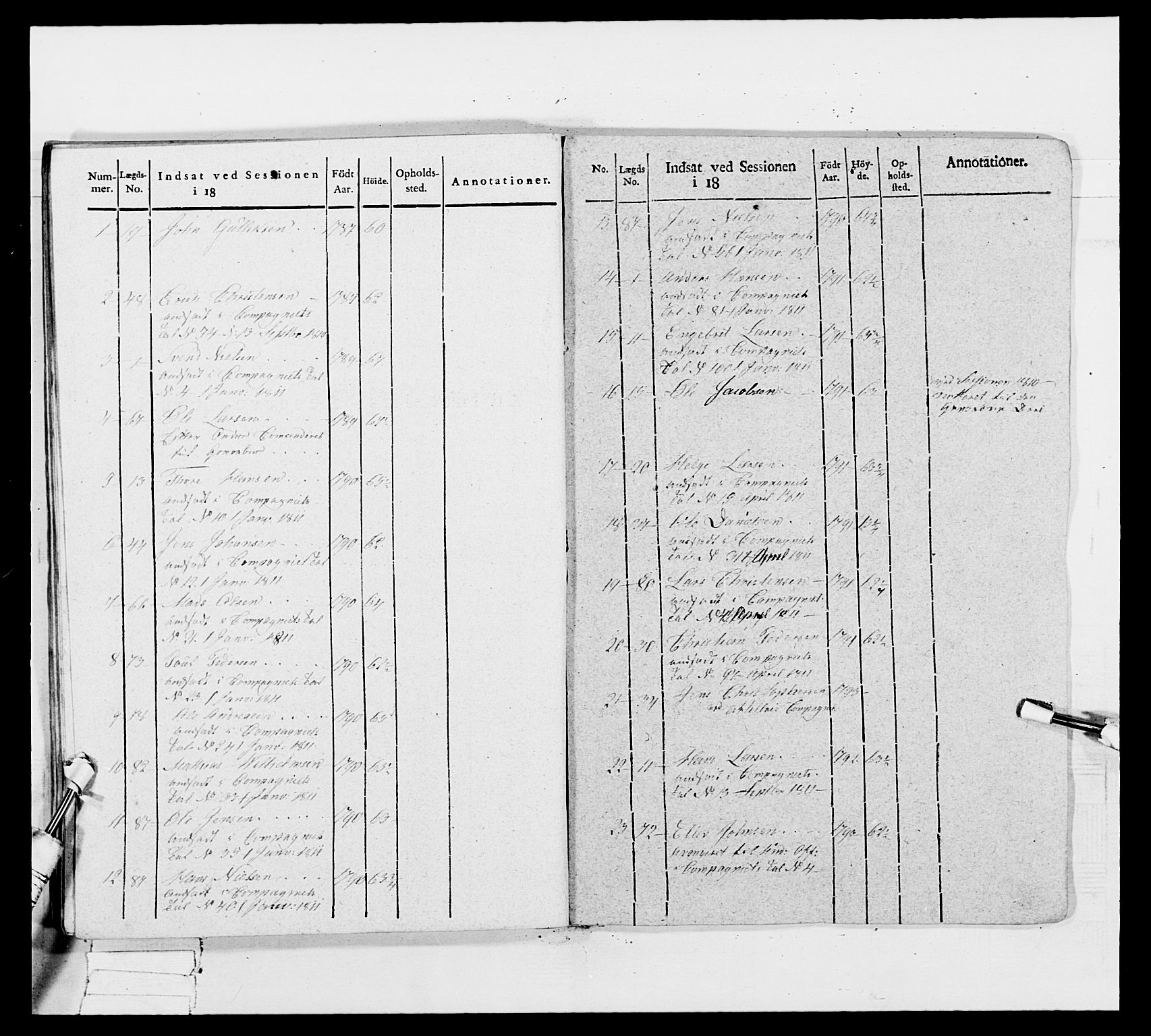 Generalitets- og kommissariatskollegiet, Det kongelige norske kommissariatskollegium, AV/RA-EA-5420/E/Eh/L0035: Nordafjelske gevorbne infanteriregiment, 1812-1813, p. 186