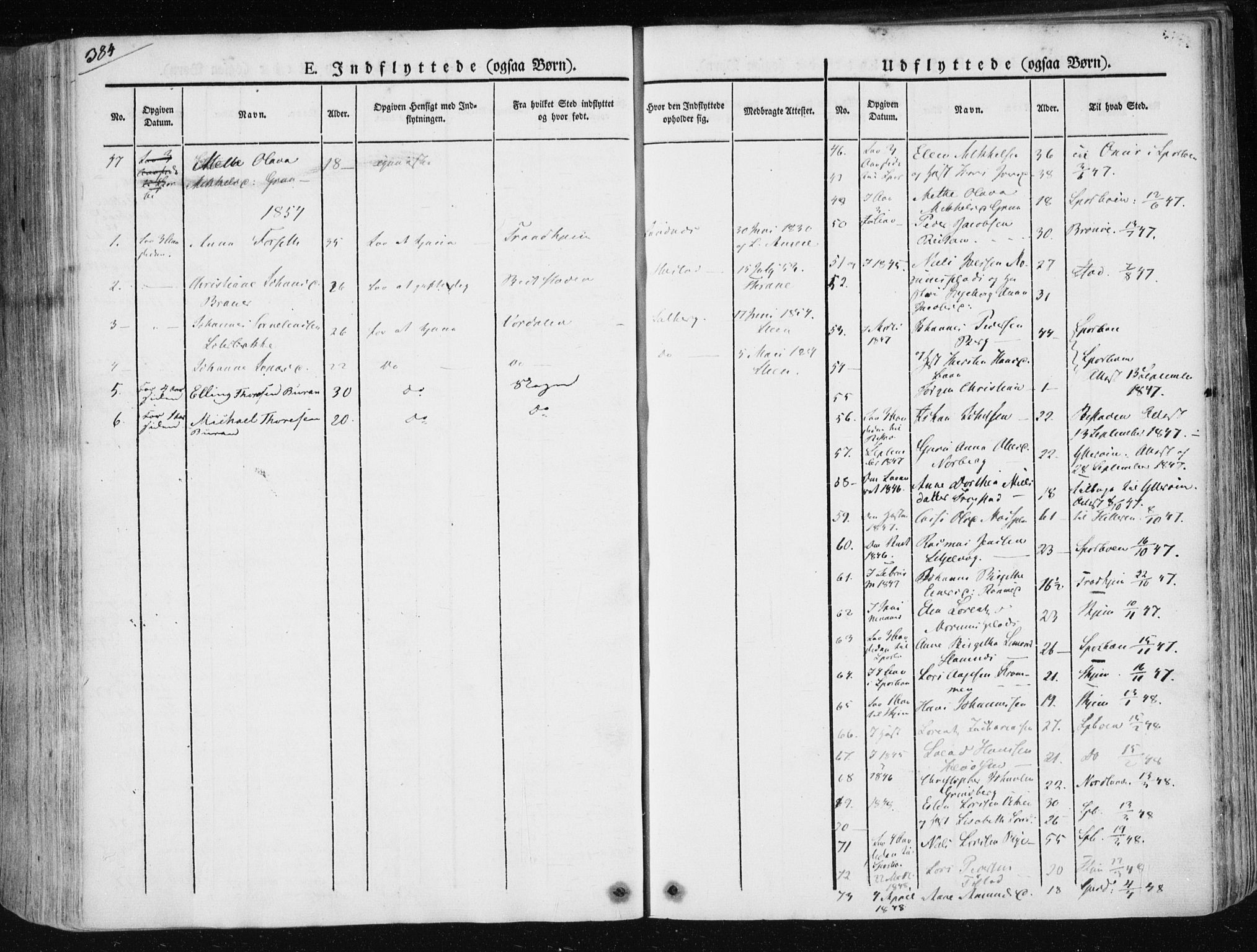 Ministerialprotokoller, klokkerbøker og fødselsregistre - Nord-Trøndelag, SAT/A-1458/730/L0280: Parish register (official) no. 730A07 /1, 1840-1854, p. 384