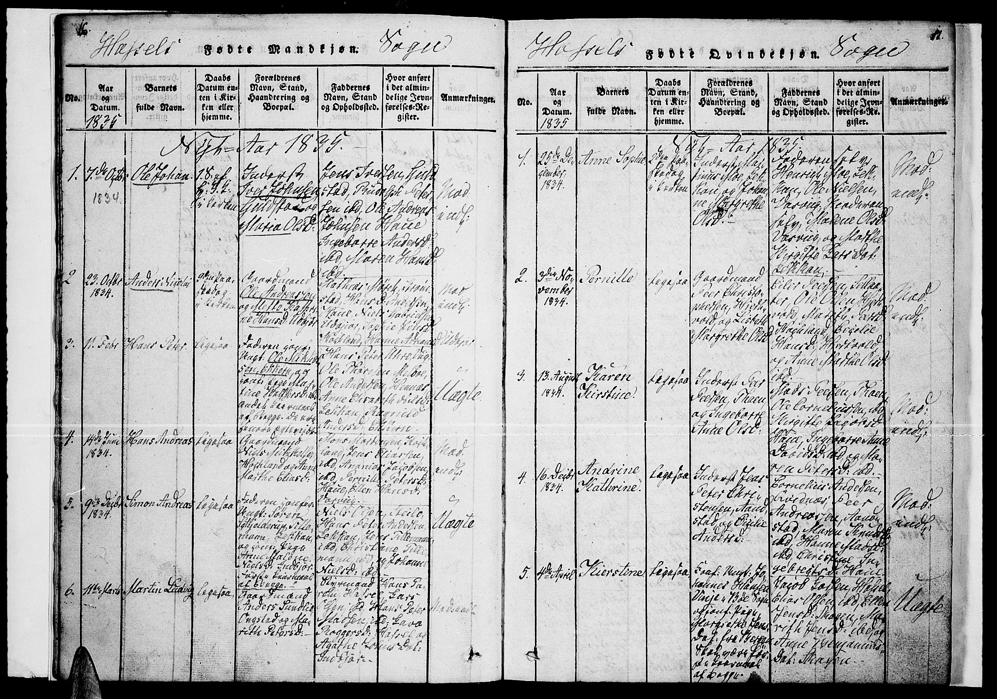 Ministerialprotokoller, klokkerbøker og fødselsregistre - Nordland, SAT/A-1459/888/L1263: Parish register (copy) no. 888C02 /1, 1820-1850, p. 16-17