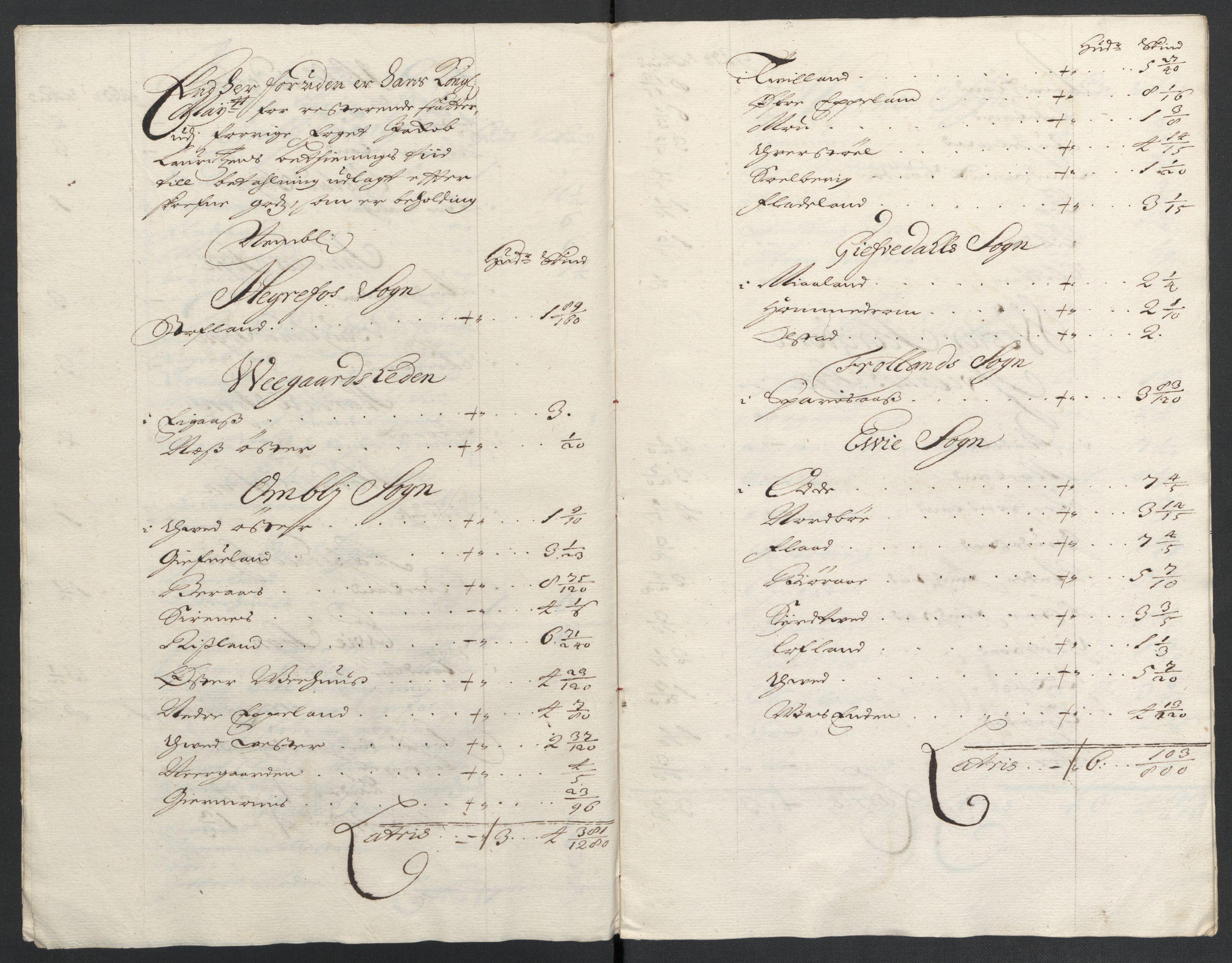 Rentekammeret inntil 1814, Reviderte regnskaper, Fogderegnskap, AV/RA-EA-4092/R40/L2445: Fogderegnskap Råbyggelag, 1697-1699, p. 22
