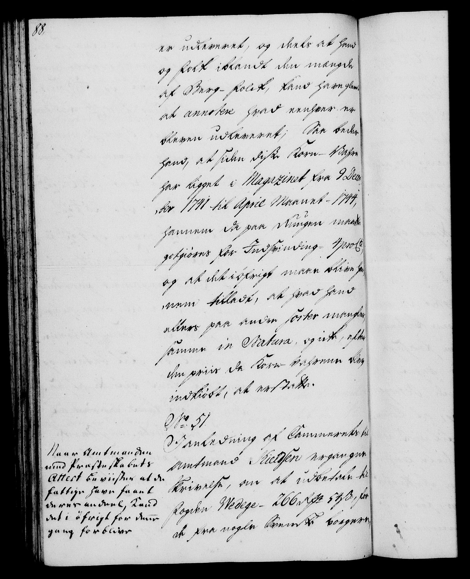 Rentekammeret, Kammerkanselliet, AV/RA-EA-3111/G/Gh/Gha/L0027: Norsk ekstraktmemorialprotokoll (merket RK 53.72), 1745-1746, p. 88