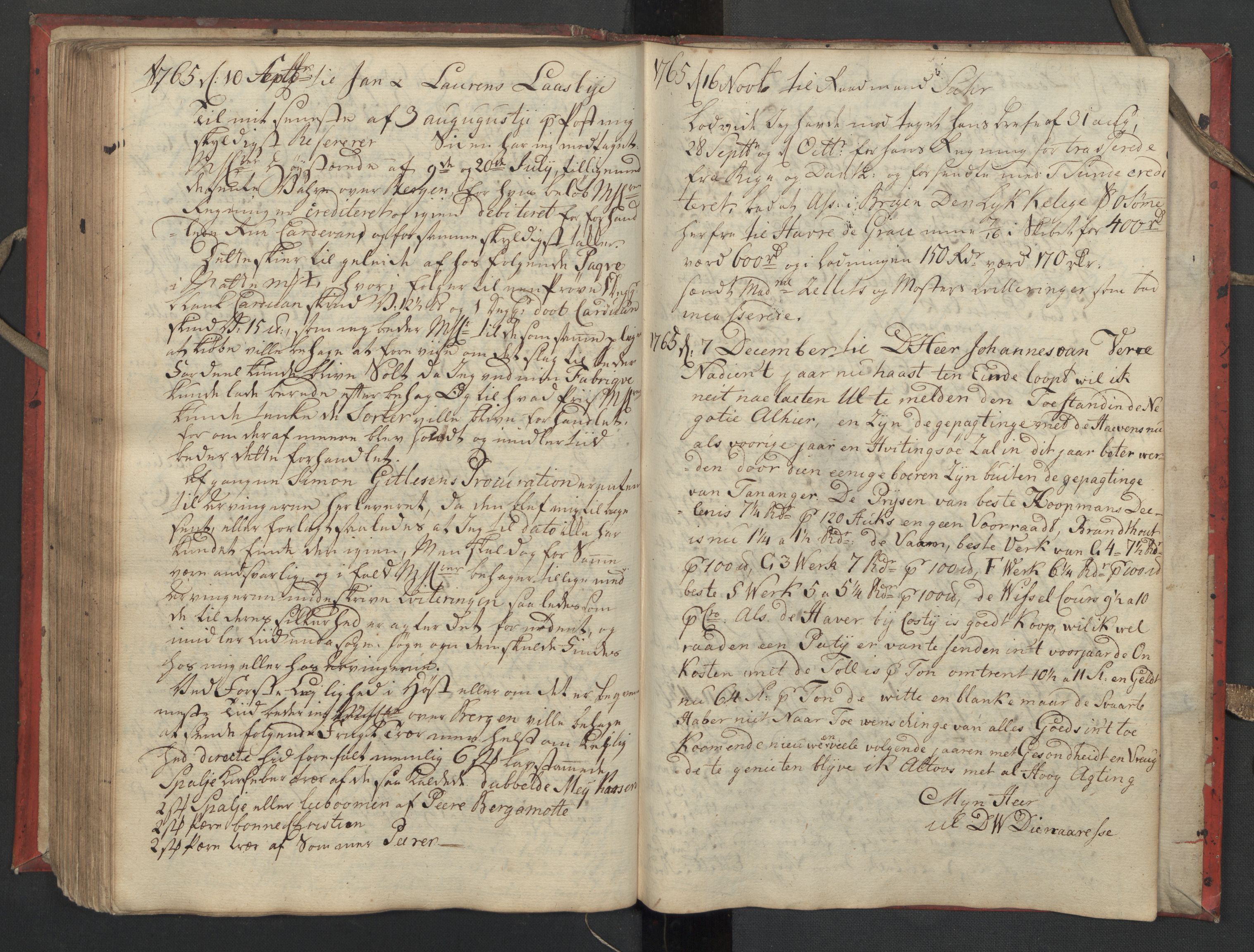 Pa 0119 - Smith, Lauritz Andersen og Lauritz Lauritzen, SAST/A-100231/O/L0002: Kopibok, 1755-1766, p. 149