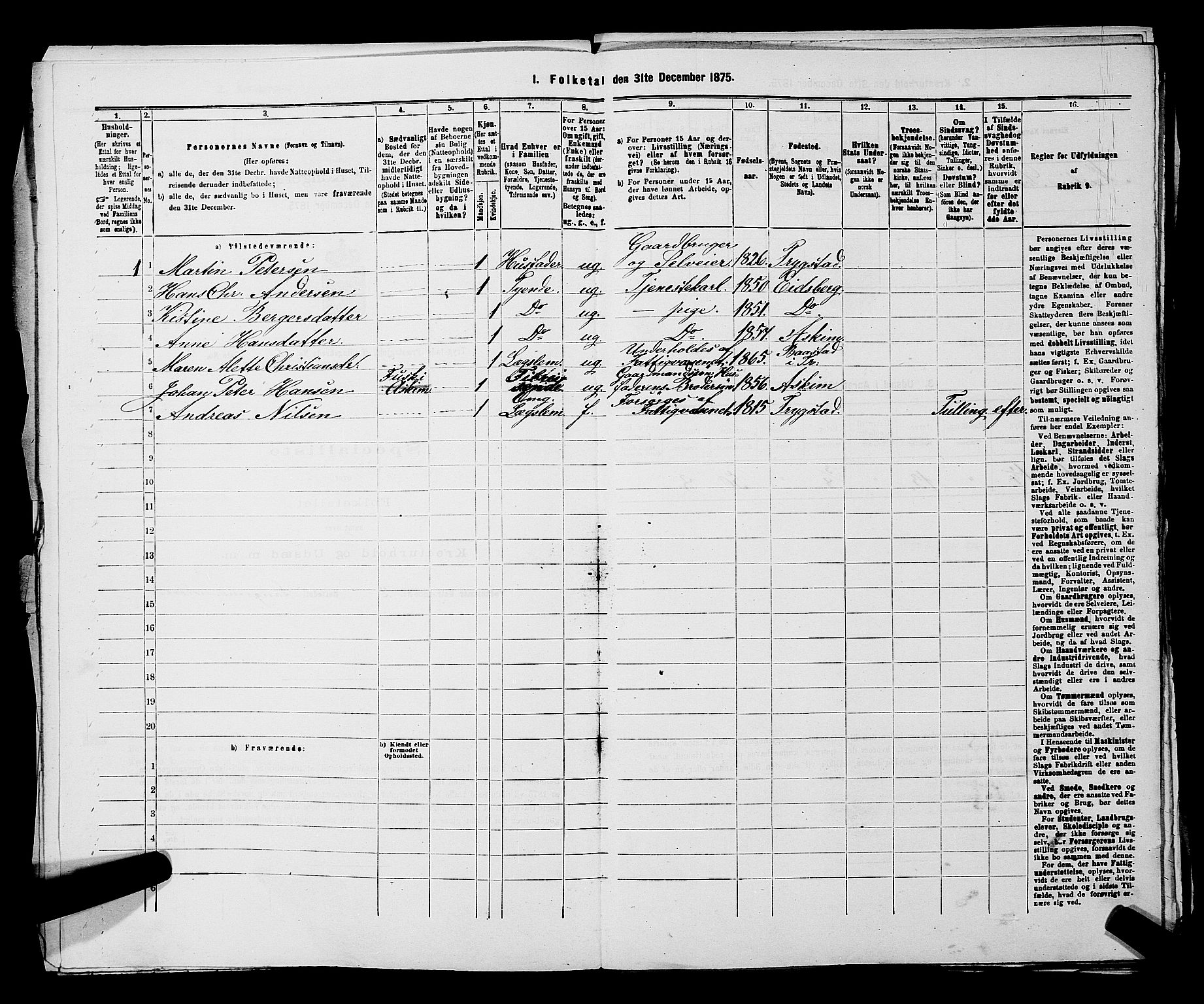 RA, 1875 census for 0122P Trøgstad, 1875, p. 52