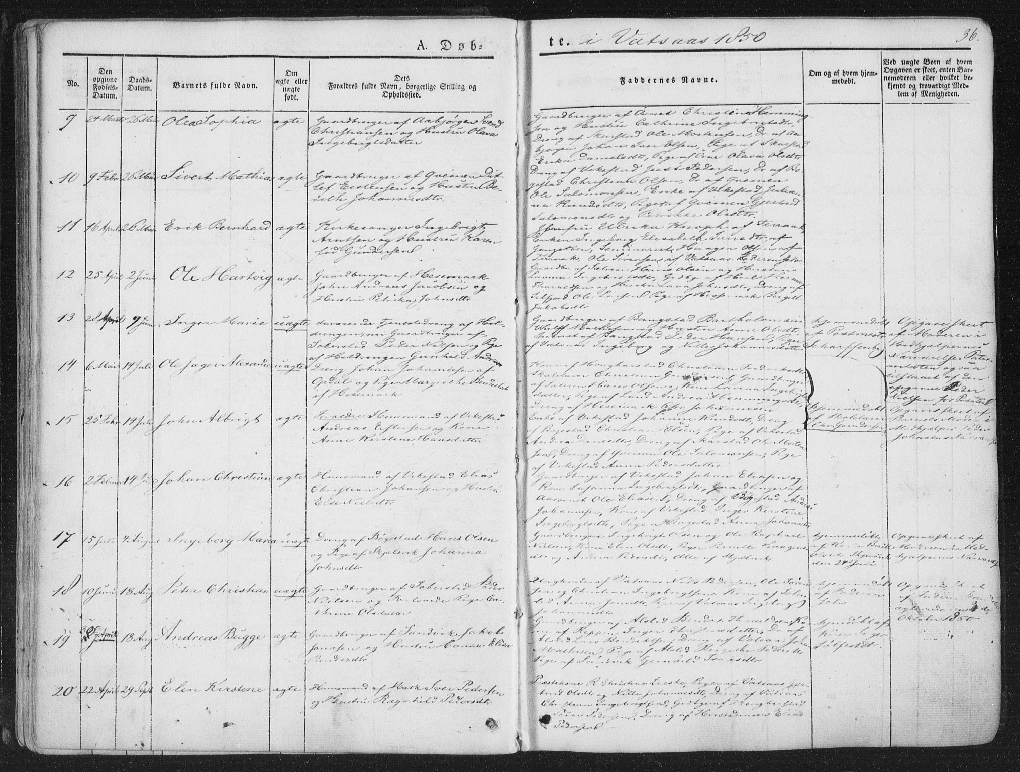 Ministerialprotokoller, klokkerbøker og fødselsregistre - Nordland, AV/SAT-A-1459/810/L0144: Parish register (official) no. 810A07 /1, 1841-1862, p. 36