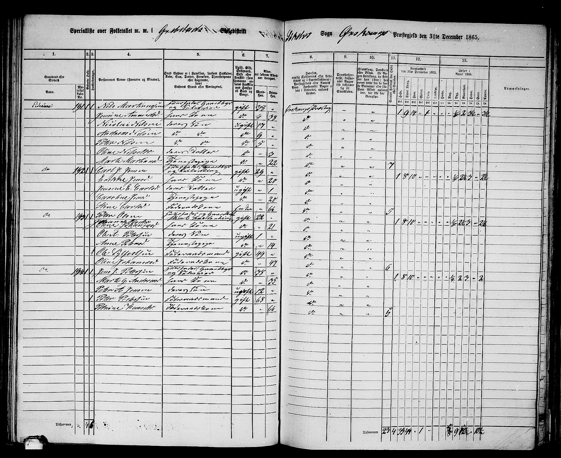 RA, 1865 census for Ørskog, 1865, p. 84