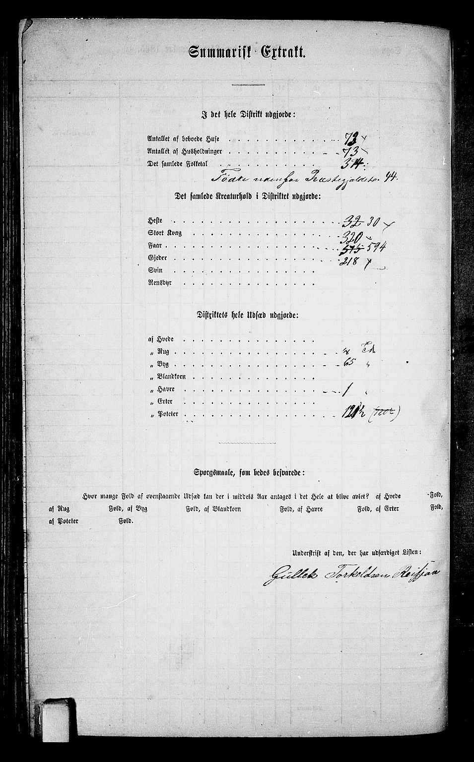 RA, 1865 census for Hjartdal, 1865, p. 117