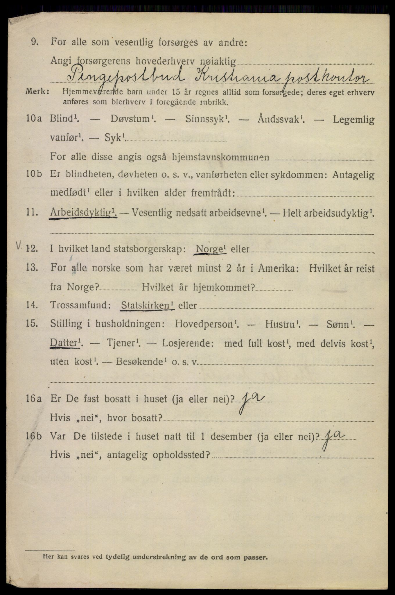 SAO, 1920 census for Kristiania, 1920, p. 546178