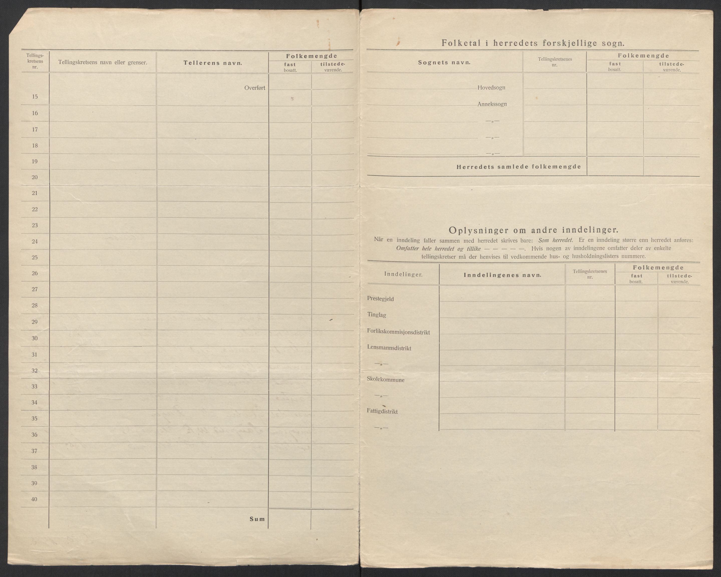 SAT, 1920 census for Gimsøy, 1920, p. 10