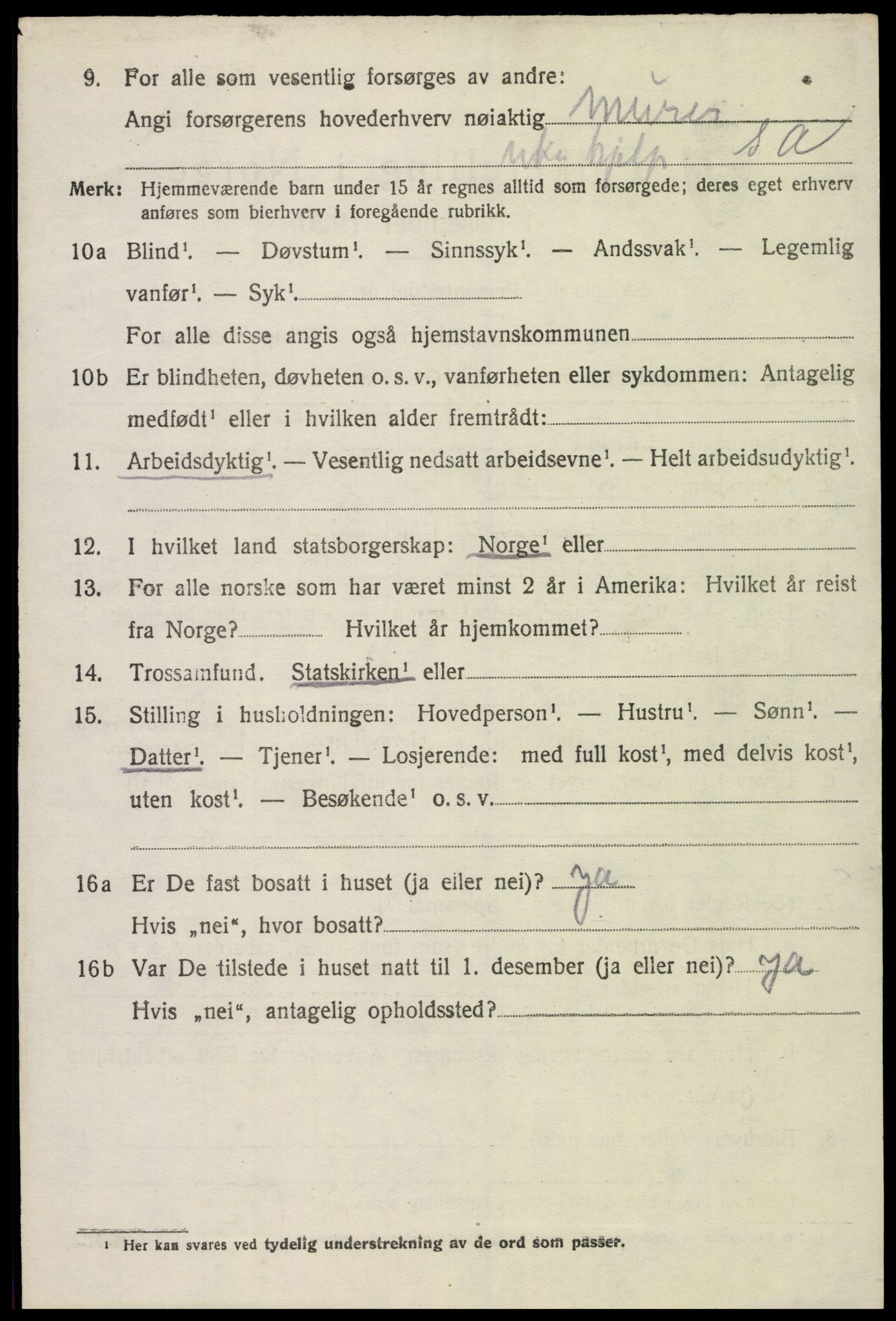 SAH, 1920 census for Brandbu, 1920, p. 8022