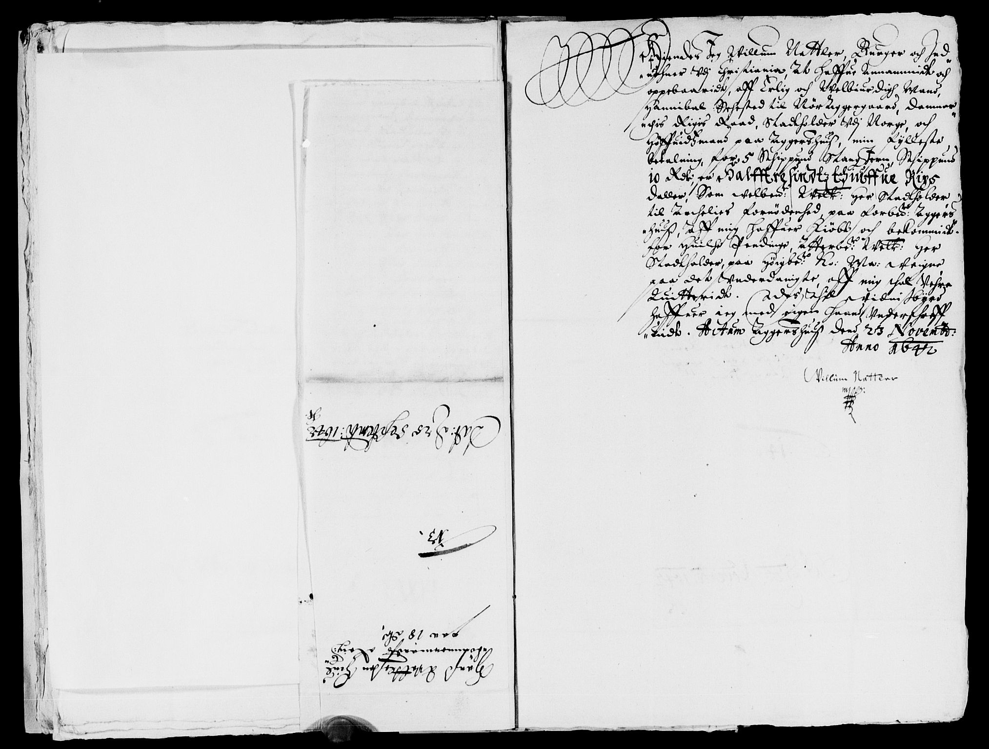 Rentekammeret inntil 1814, Reviderte regnskaper, Lensregnskaper, AV/RA-EA-5023/R/Rb/Rba/L0169: Akershus len, 1642-1643