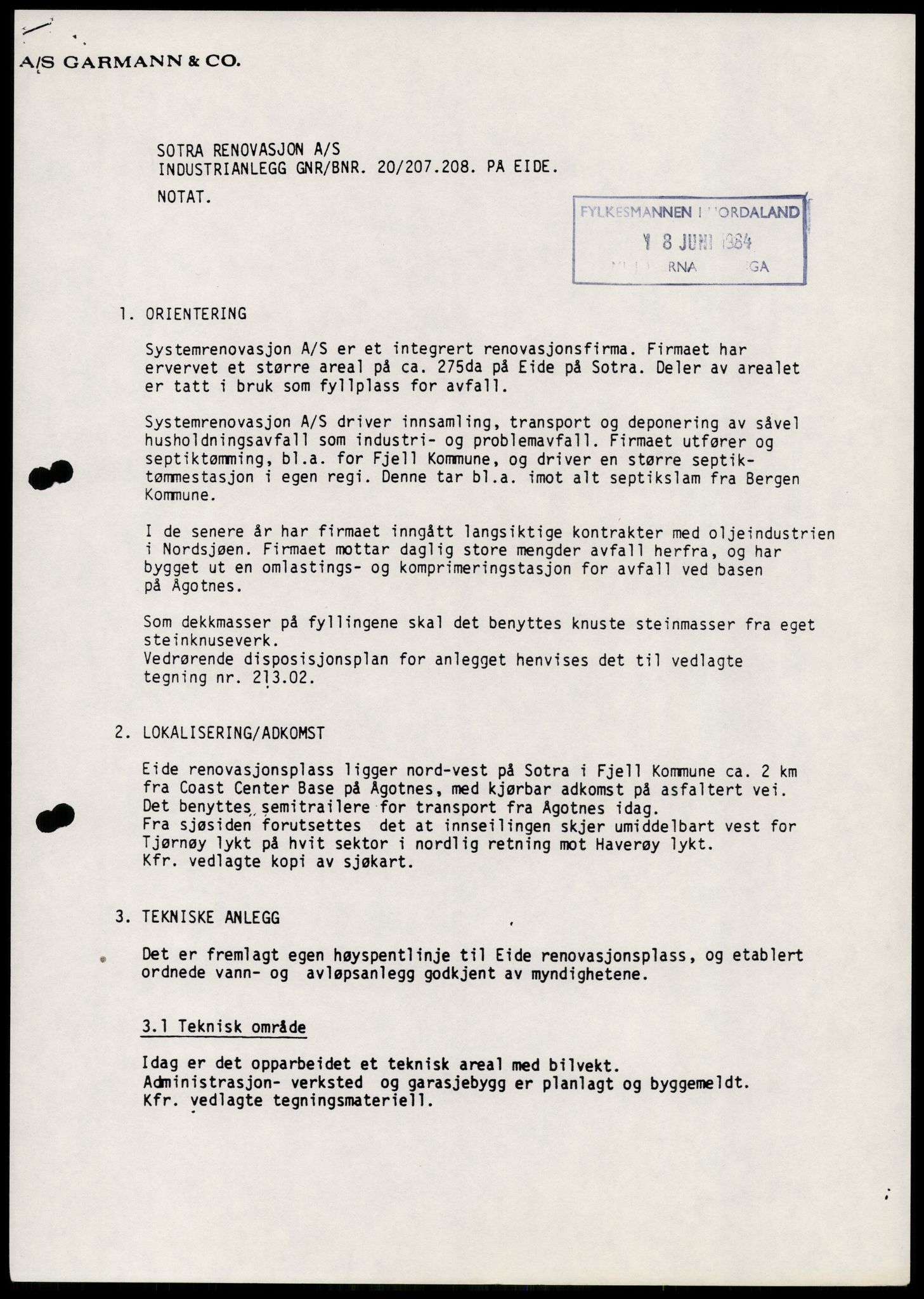 Statens forurensningstilsyn, hovedkontoret, AV/RA-S-4136/1/D/Da/L1368: Kommunalt avløpsvann, slam og avfall, vannforsyning, analyse, akvakultur og produktkontroll, 1983-1993, p. 105