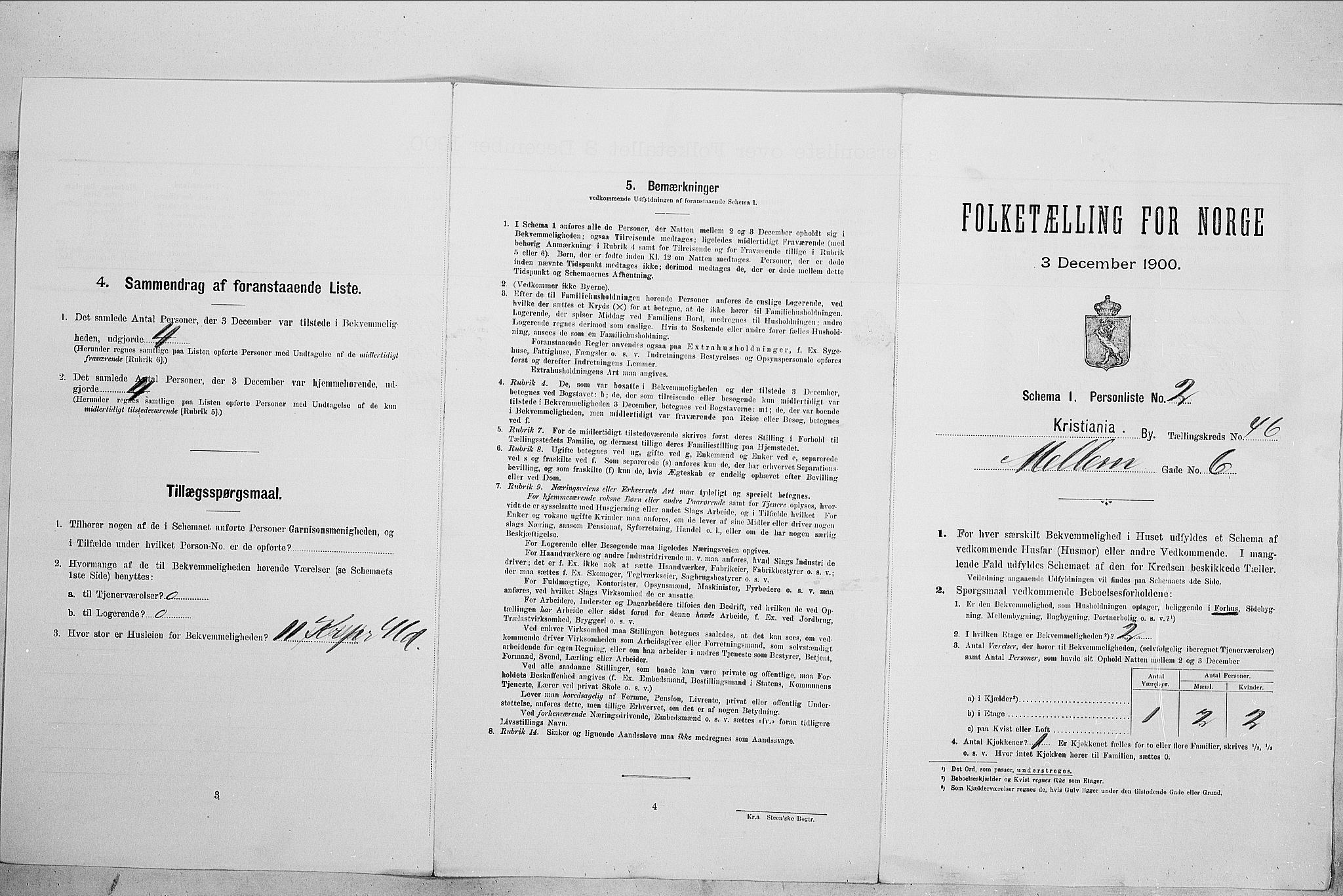 SAO, 1900 census for Kristiania, 1900, p. 59081