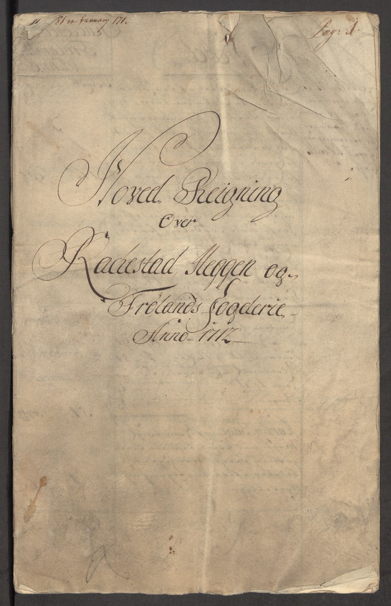 Rentekammeret inntil 1814, Reviderte regnskaper, Fogderegnskap, RA/EA-4092/R07/L0305: Fogderegnskap Rakkestad, Heggen og Frøland, 1712, p. 12