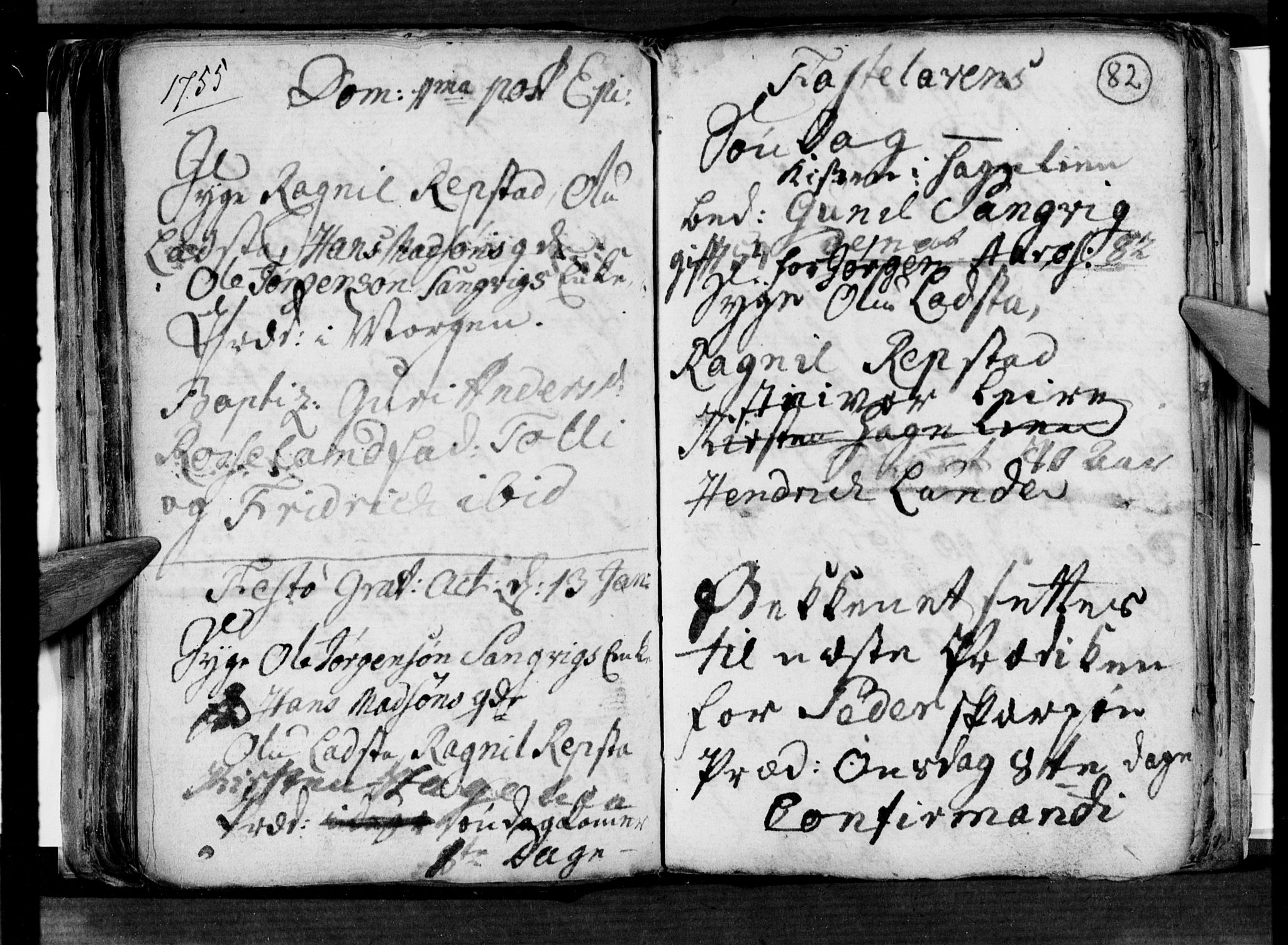 Søgne sokneprestkontor, SAK/1111-0037/F/Fa/Fab/L0003: Parish register (official) no. A 3, 1751-1759, p. 82