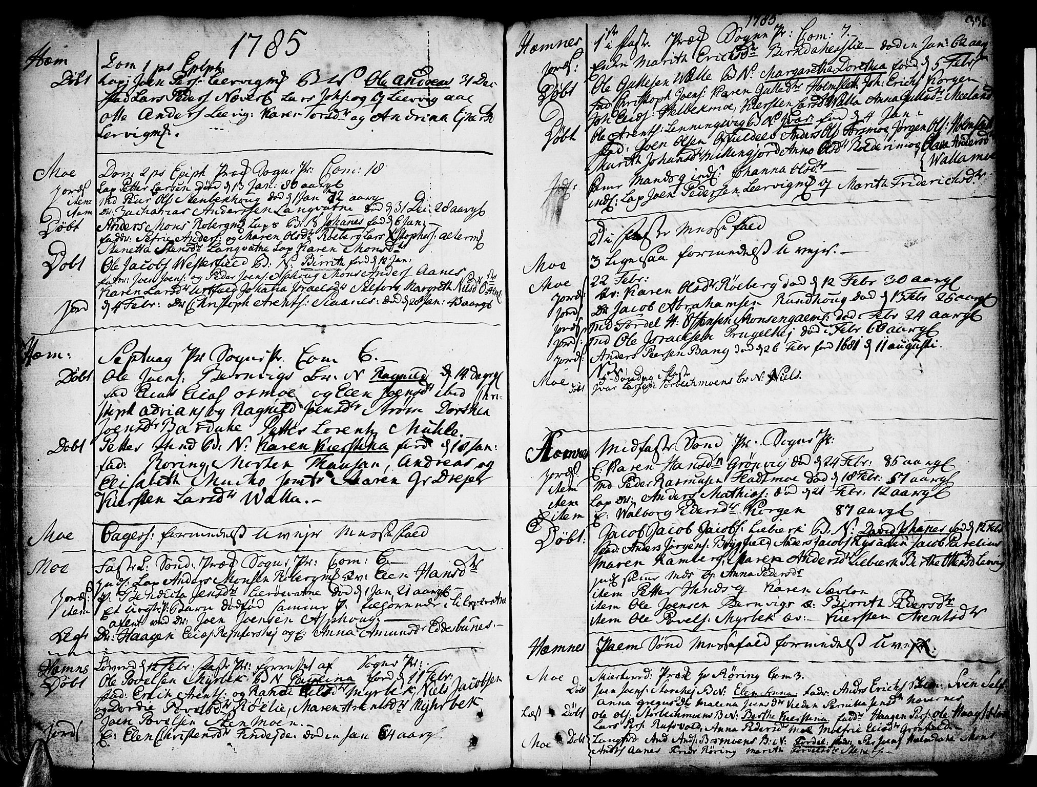 Ministerialprotokoller, klokkerbøker og fødselsregistre - Nordland, SAT/A-1459/825/L0348: Parish register (official) no. 825A04, 1752-1788, p. 336