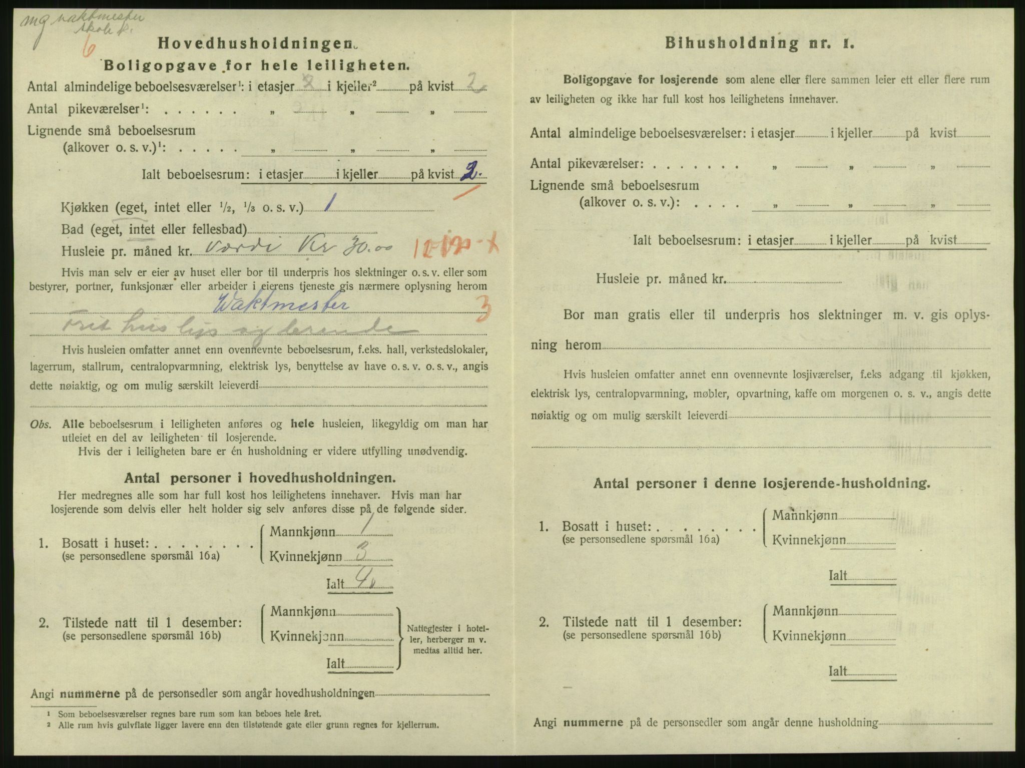 SAT, 1920 census for Steinkjer, 1920, p. 1429