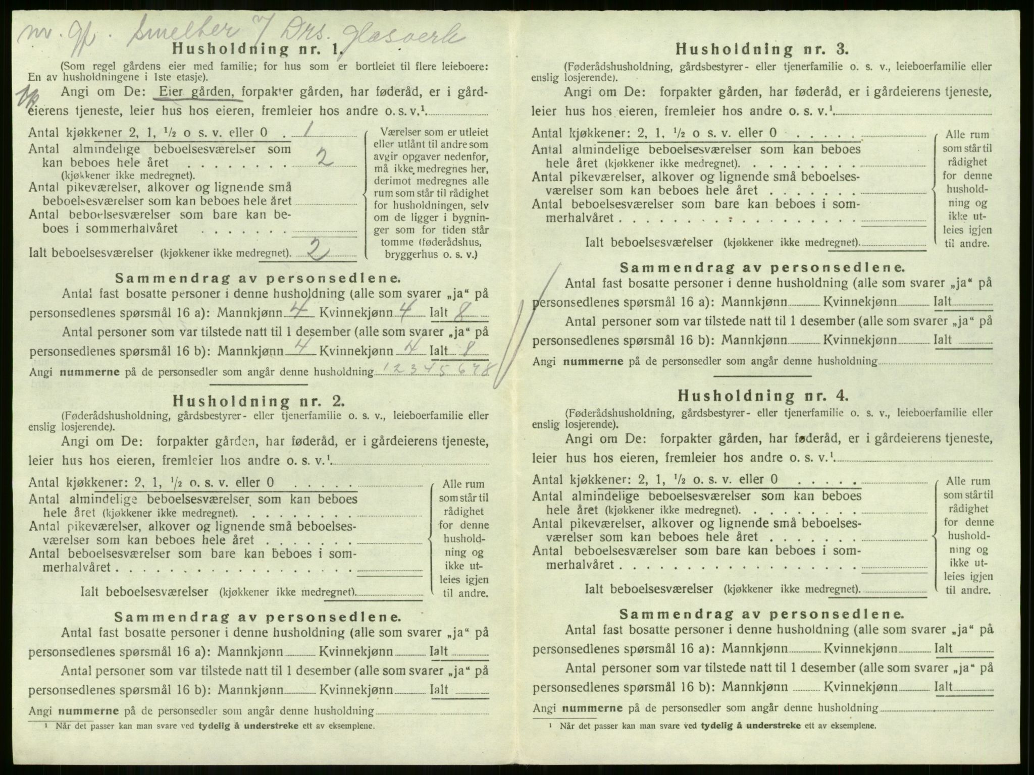 SAKO, 1920 census for Skoger, 1920, p. 1321