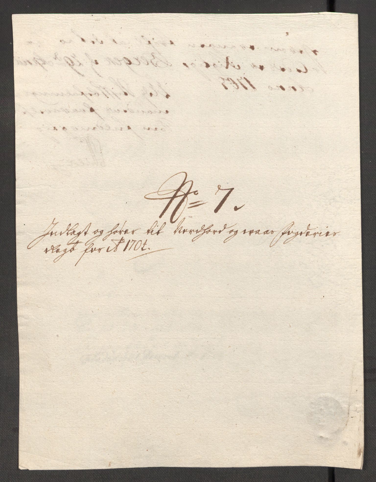 Rentekammeret inntil 1814, Reviderte regnskaper, Fogderegnskap, AV/RA-EA-4092/R51/L3187: Fogderegnskap Nordhordland og Voss, 1704-1705, p. 151