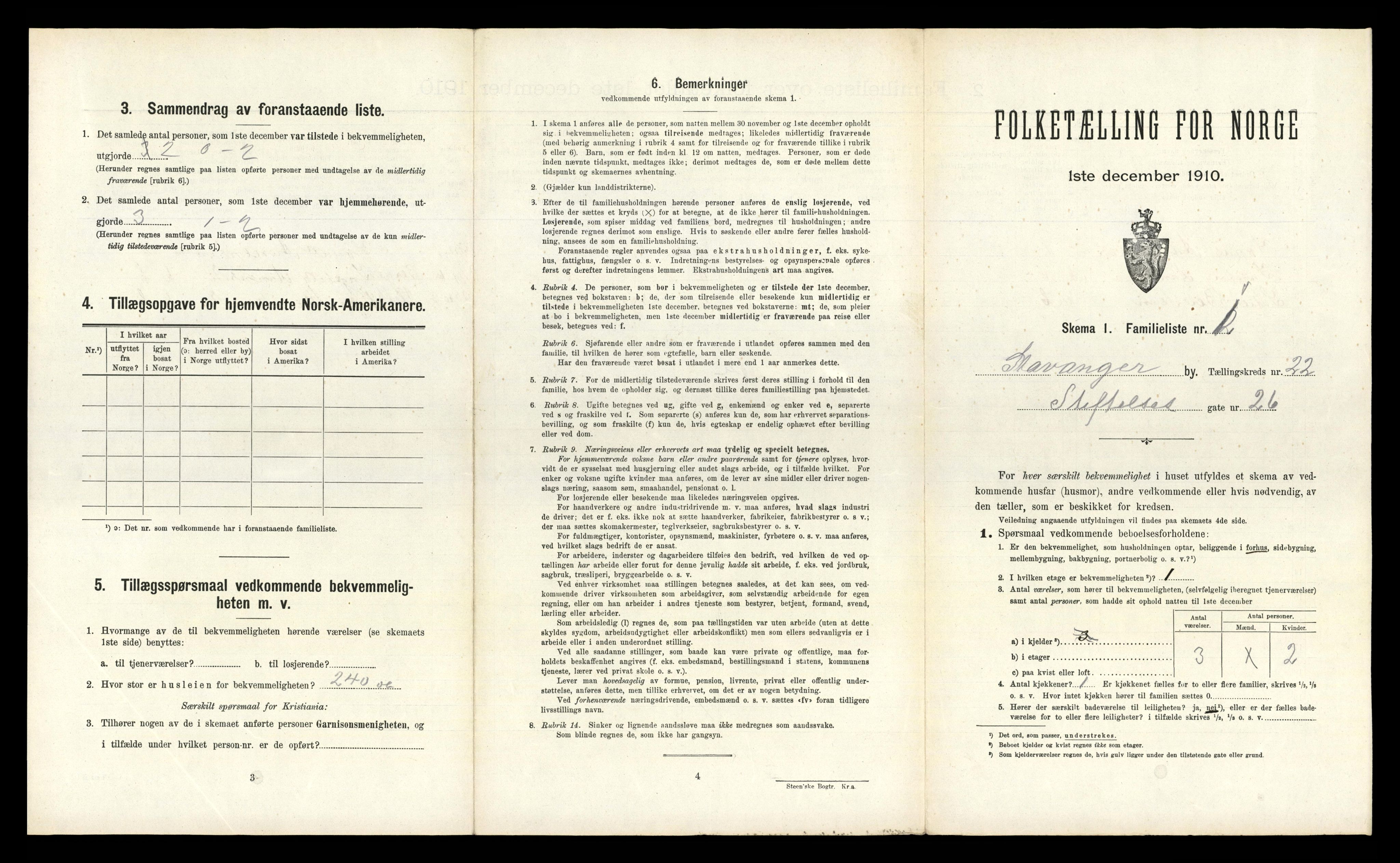 RA, 1910 census for Stavanger, 1910, p. 14762