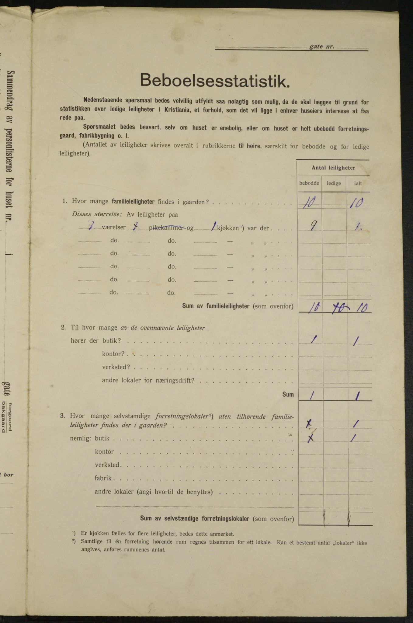 OBA, Municipal Census 1913 for Kristiania, 1913, p. 71211