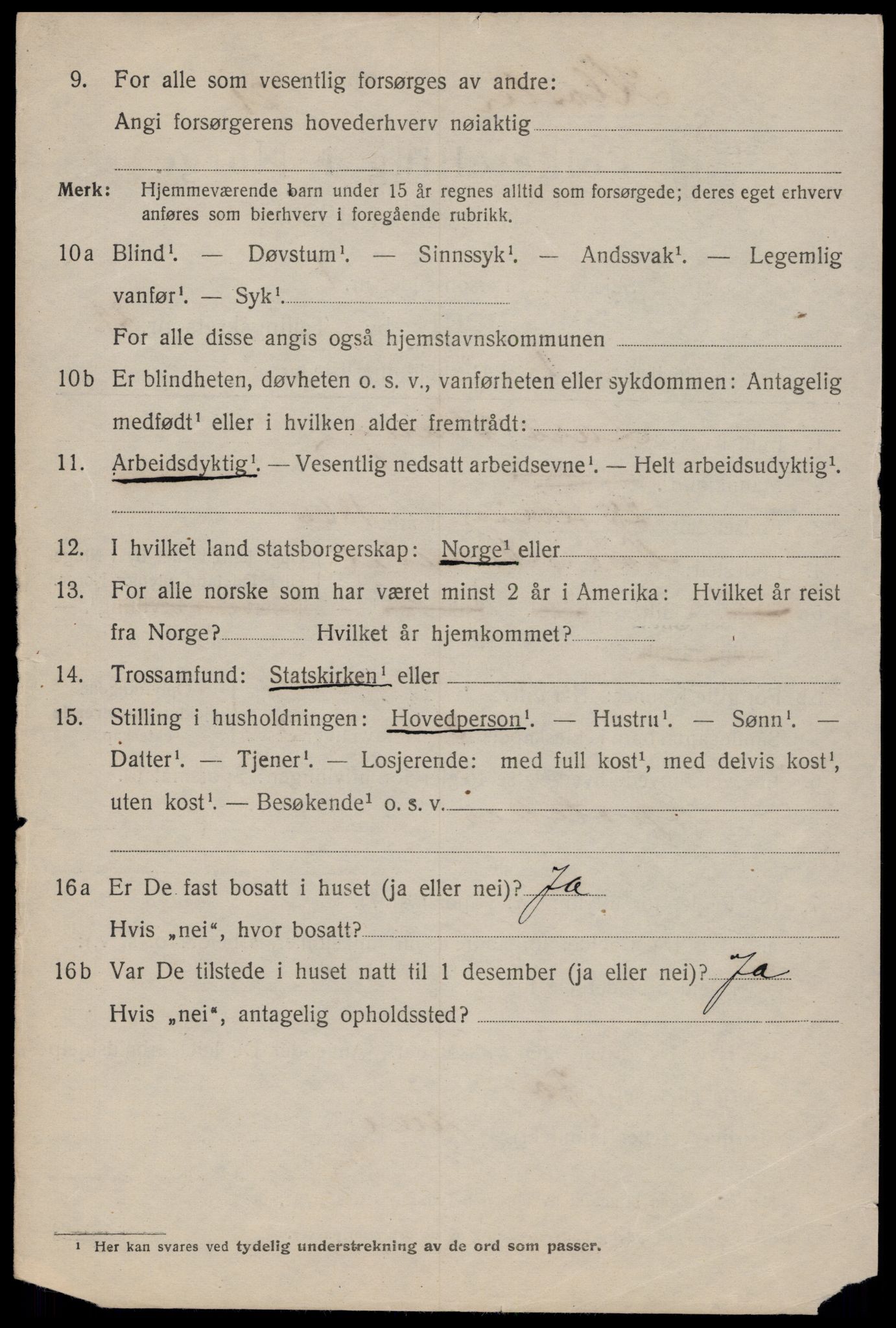 SAT, 1920 census for Trondheim, 1920, p. 72137