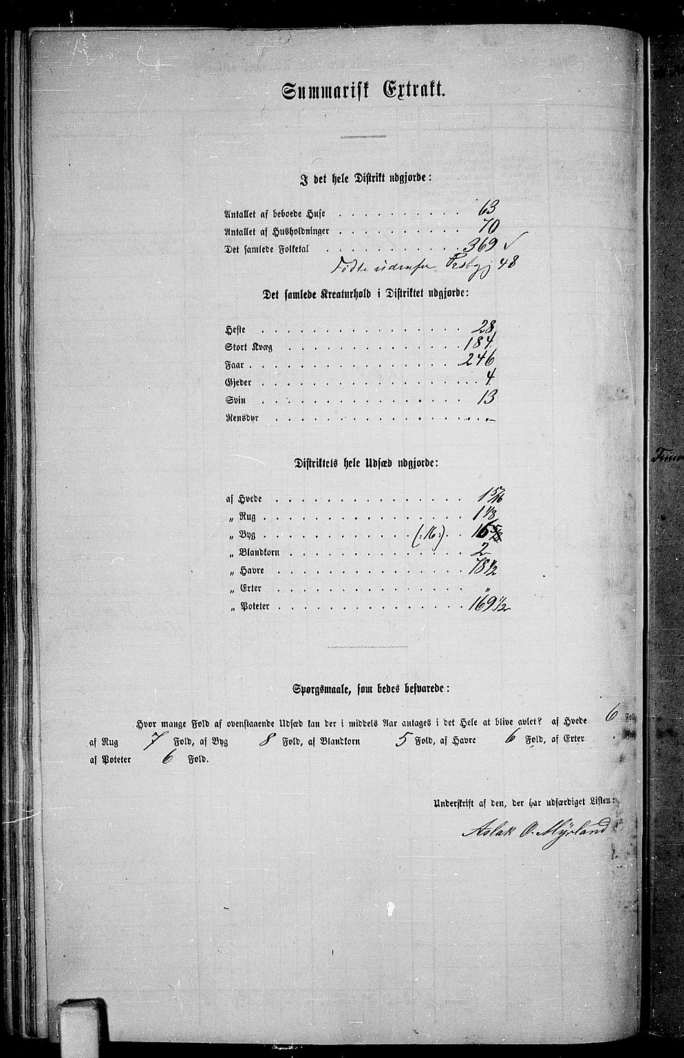 RA, 1865 census for Bamble, 1865, p. 117