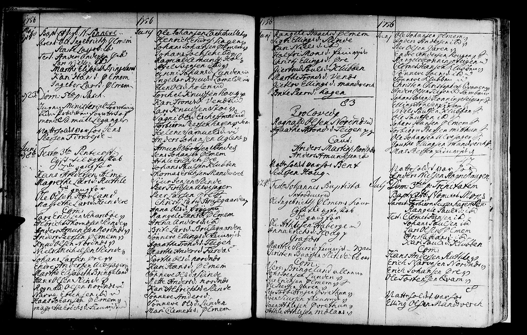 Sogndal sokneprestembete, SAB/A-81301/H/Haa/Haaa/L0004: Parish register (official) no. A 4, 1747-1782, p. 47
