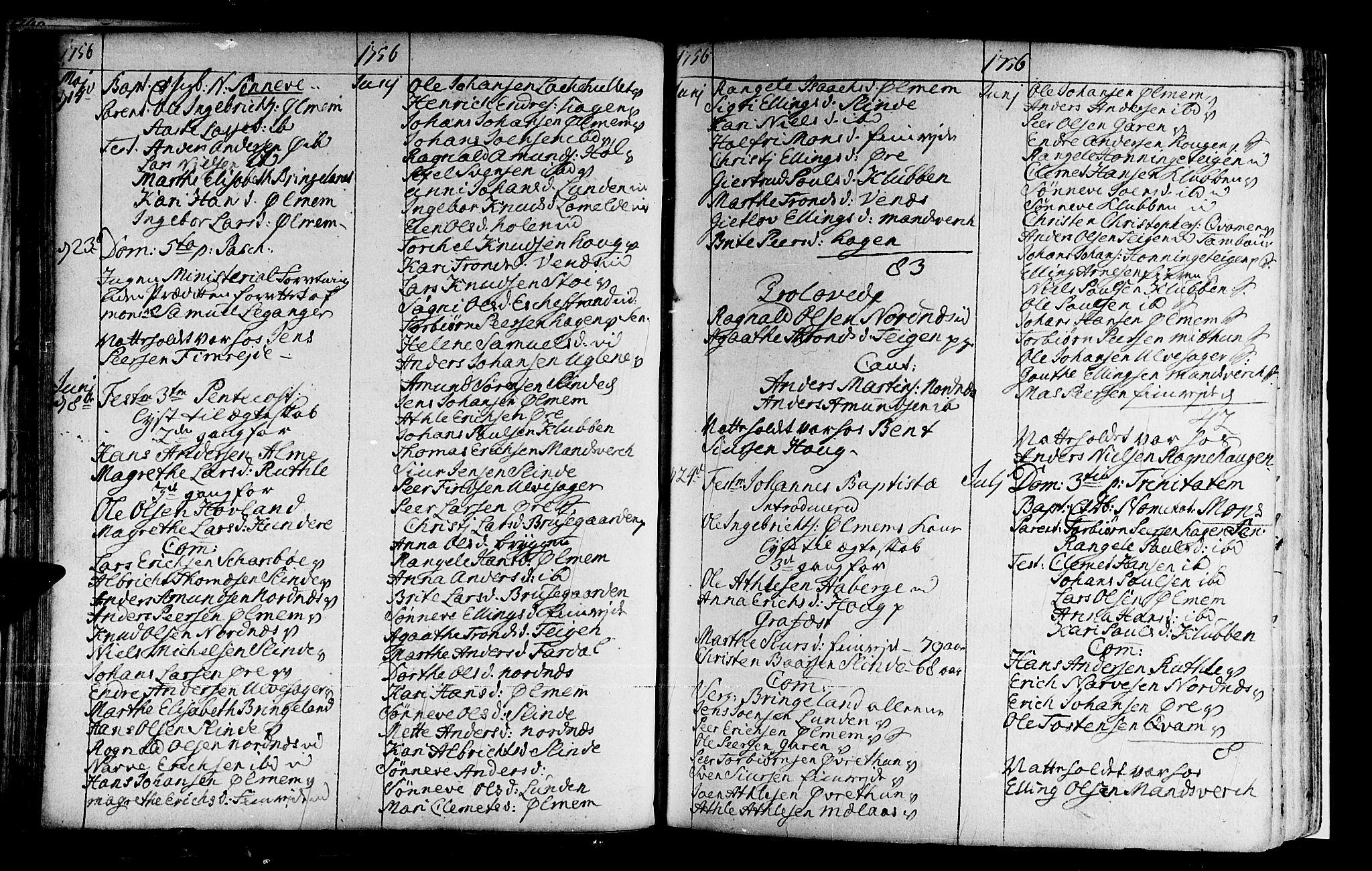 Sogndal sokneprestembete, AV/SAB-A-81301/H/Haa/Haaa/L0004: Parish register (official) no. A 4, 1747-1782, p. 47