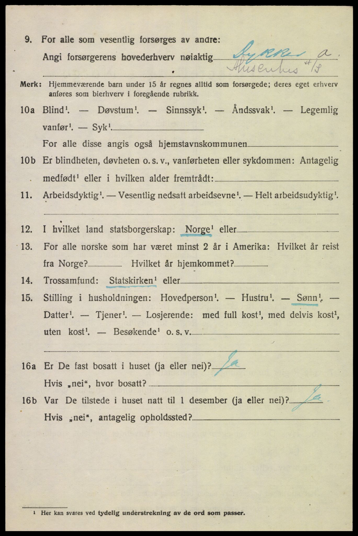 SAK, 1920 census for Halse og Harkmark, 1920, p. 2424