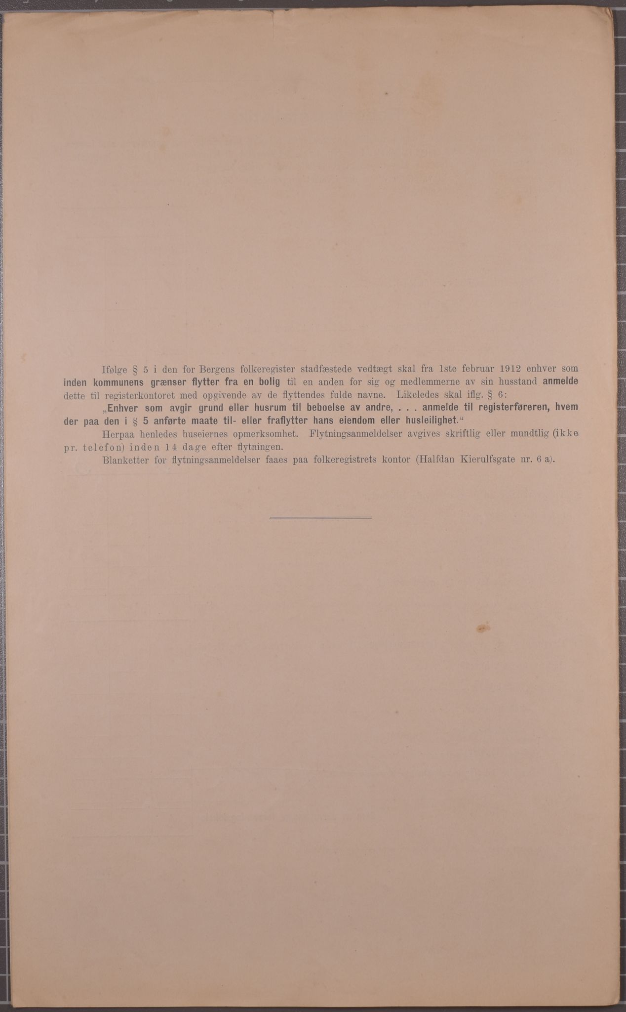 SAB, Municipal Census 1912 for Bergen, 1912, p. 2239