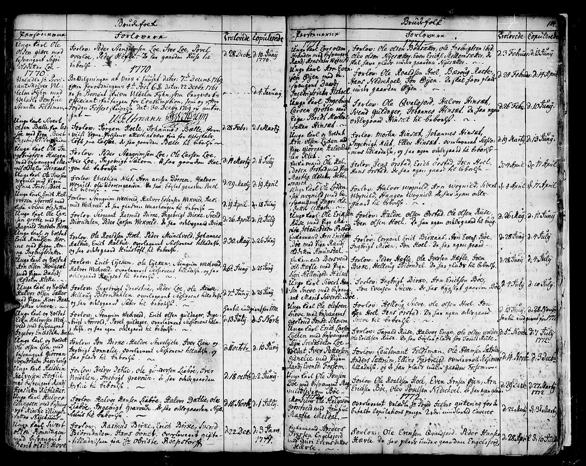 Ministerialprotokoller, klokkerbøker og fødselsregistre - Sør-Trøndelag, SAT/A-1456/678/L0891: Parish register (official) no. 678A01, 1739-1780, p. 184a