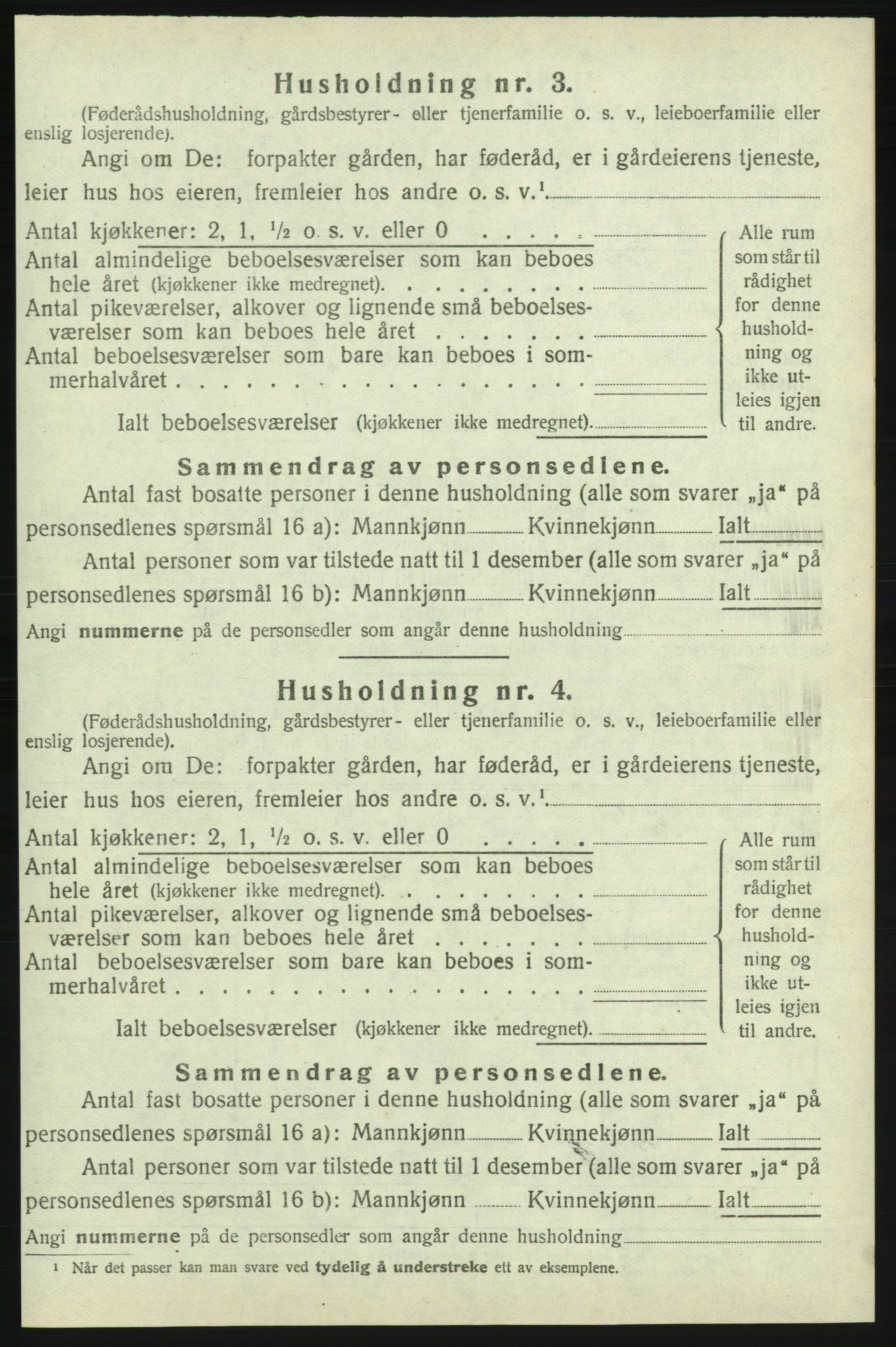 SAB, 1920 census for Skånevik, 1920, p. 1099