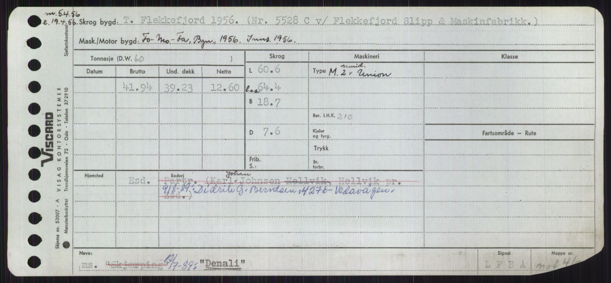 Sjøfartsdirektoratet med forløpere, Skipsmålingen, RA/S-1627/H/Ha/L0001/0002: Fartøy, A-Eig / Fartøy Bjør-Eig, p. 809