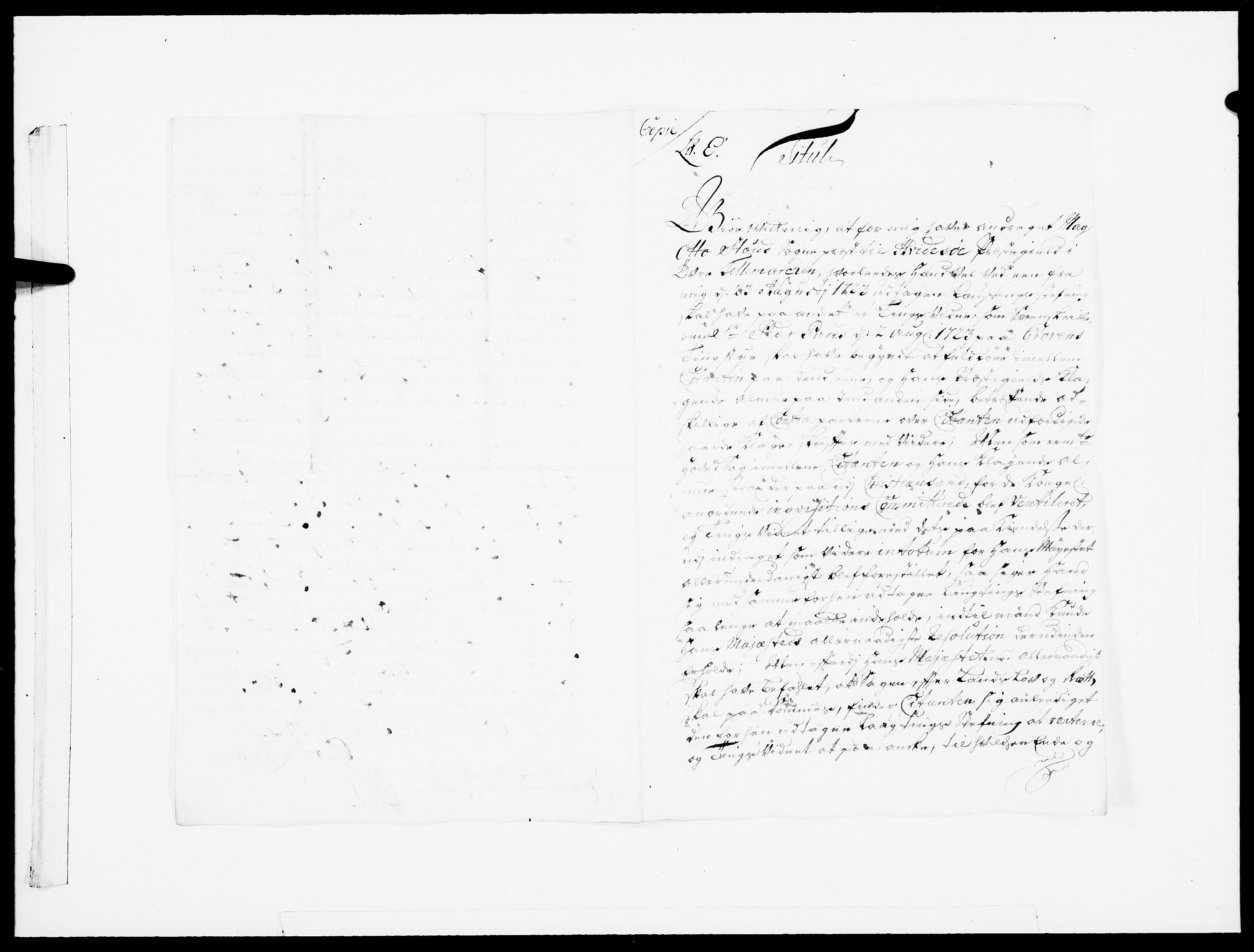 Danske Kanselli 1572-1799, AV/RA-EA-3023/F/Fc/Fcc/Fcca/L0096: Norske innlegg 1572-1799, 1725, p. 282