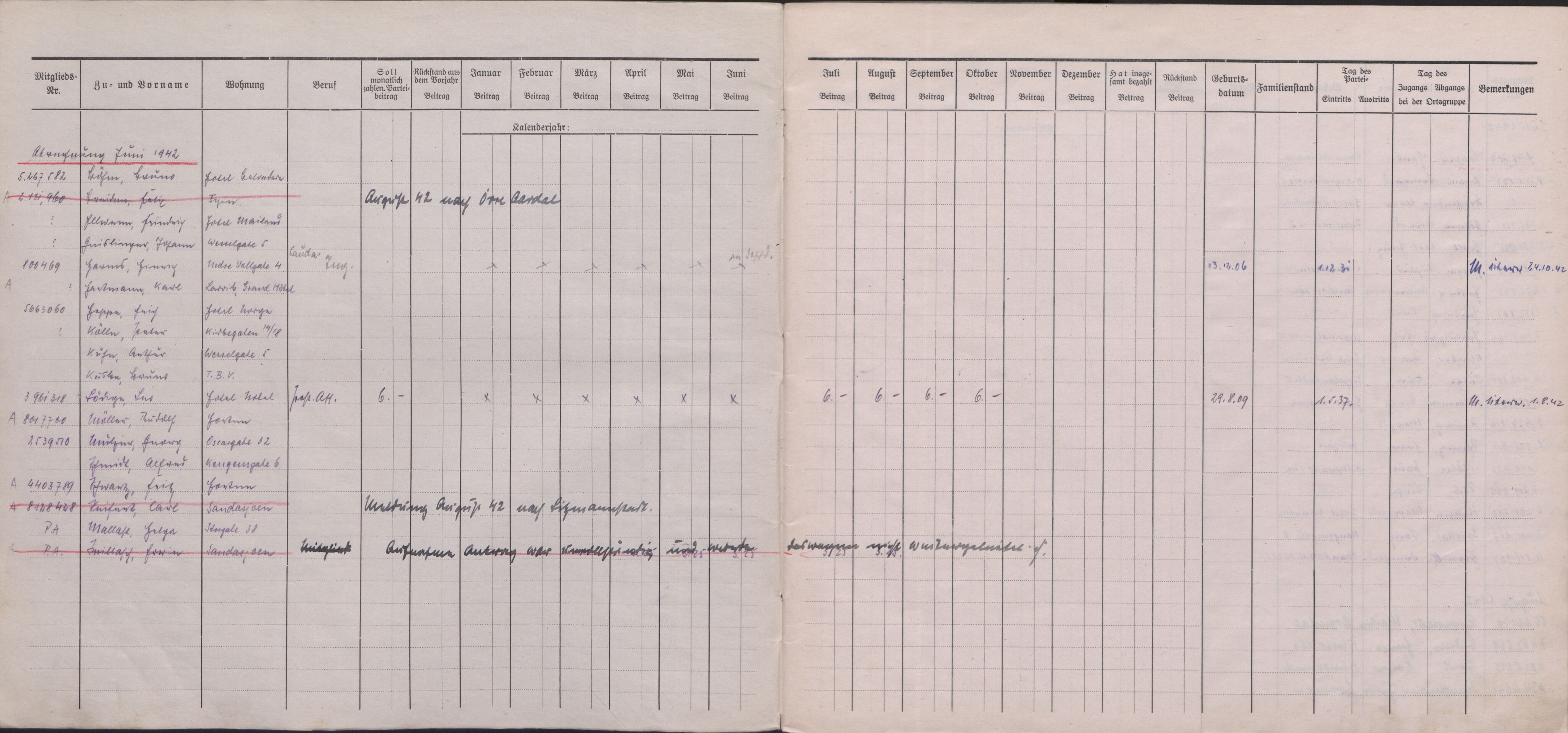 Forsvarets Overkommando. 2 kontor. Arkiv 11.4. Spredte tyske arkivsaker, AV/RA-RAFA-7031/D/Dar/Darb/L0016: Reichskommissariat - NSDAP in Norwegen, 1941-1944, p. 46