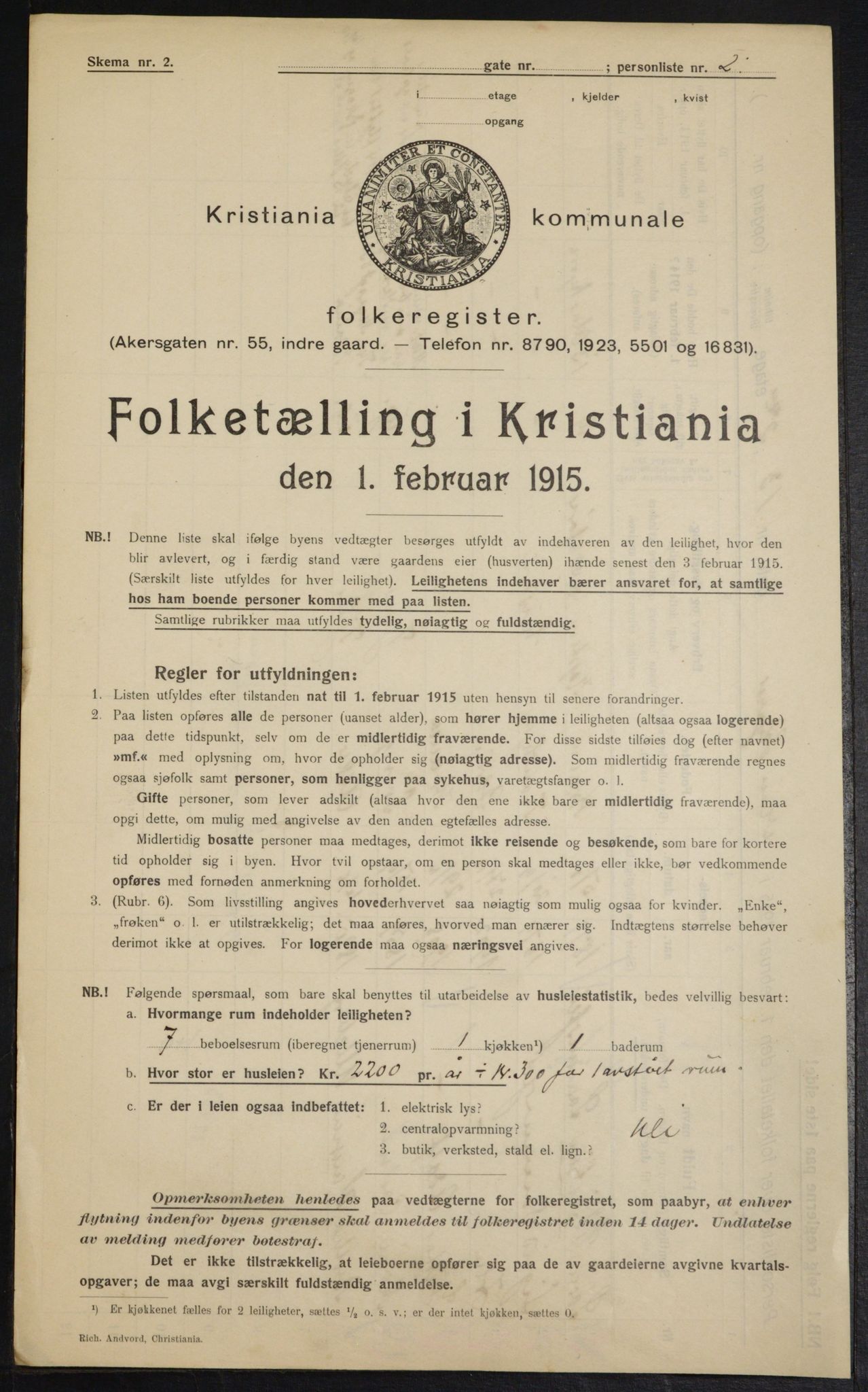 OBA, Municipal Census 1915 for Kristiania, 1915, p. 74821