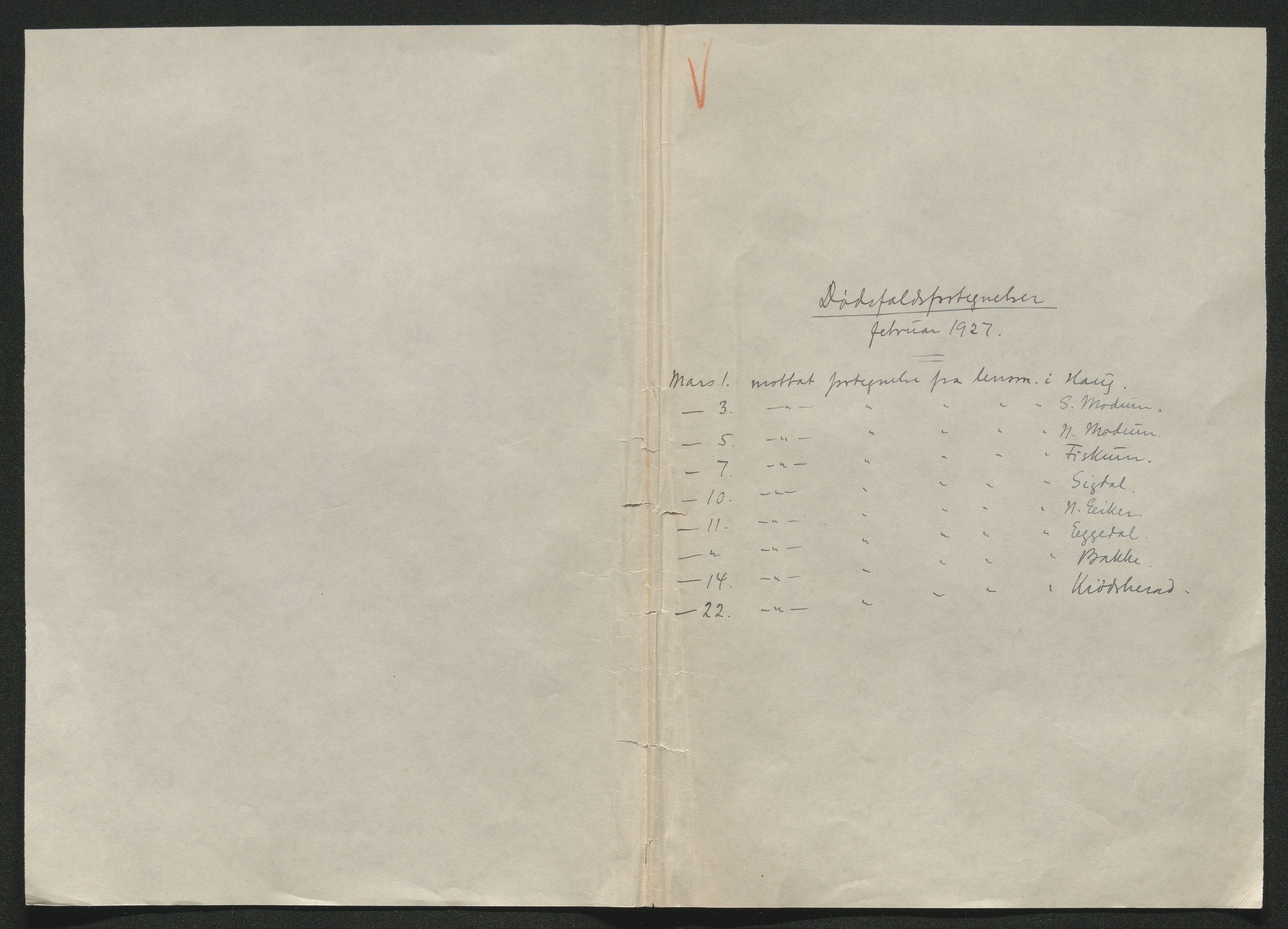 Eiker, Modum og Sigdal sorenskriveri, AV/SAKO-A-123/H/Ha/Hab/L0044: Dødsfallsmeldinger, 1926-1927, p. 627