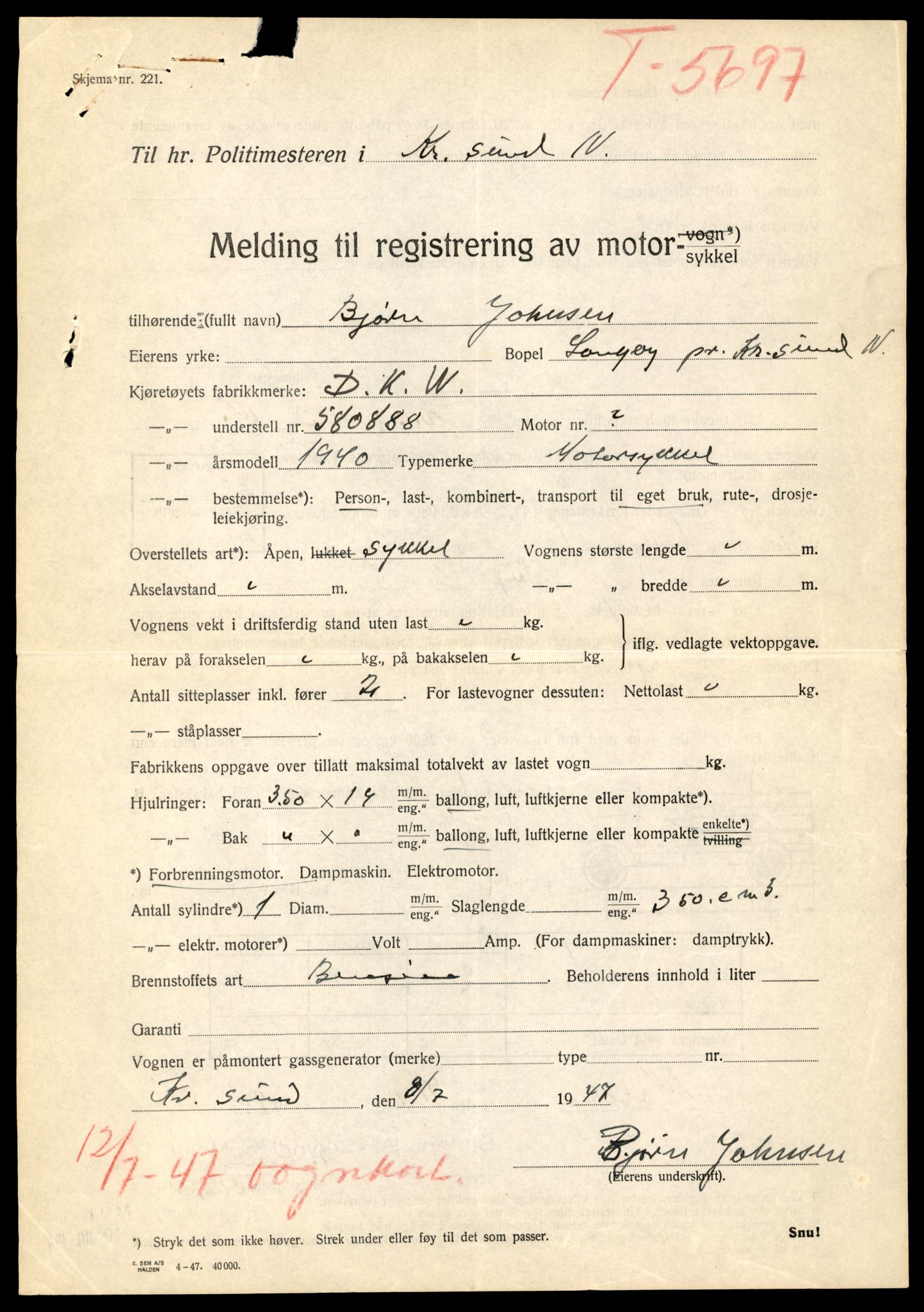 Møre og Romsdal vegkontor - Ålesund trafikkstasjon, AV/SAT-A-4099/F/Fe/L0027: Registreringskort for kjøretøy T 11161 - T 11289, 1927-1998, p. 3125