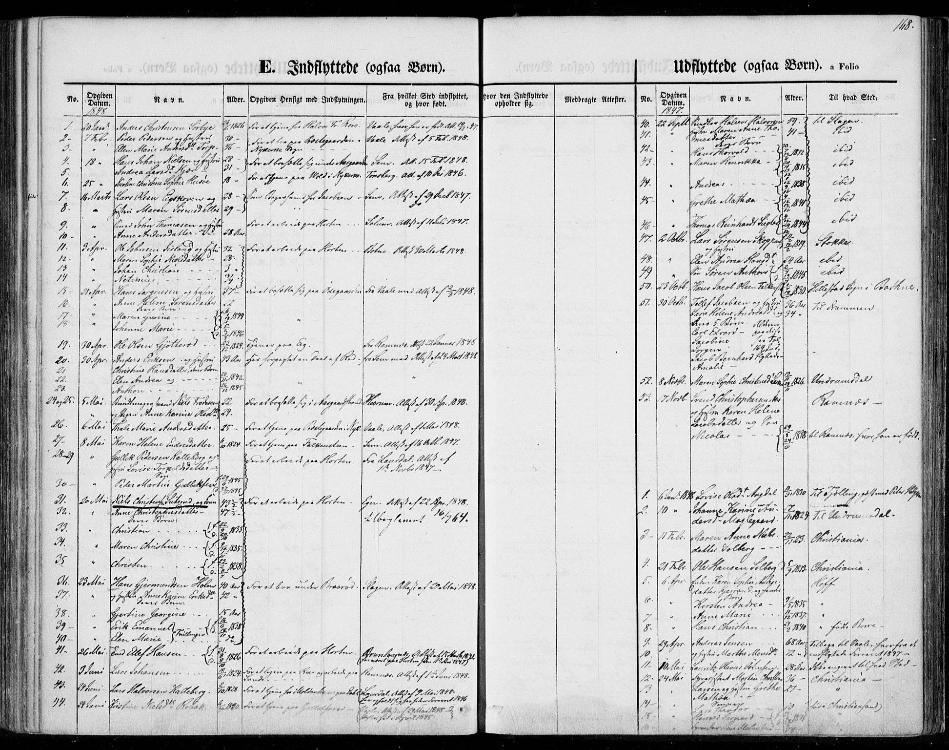 Borre kirkebøker, AV/SAKO-A-338/F/Fa/L0005: Parish register (official) no. I 5, 1845-1851, p. 168