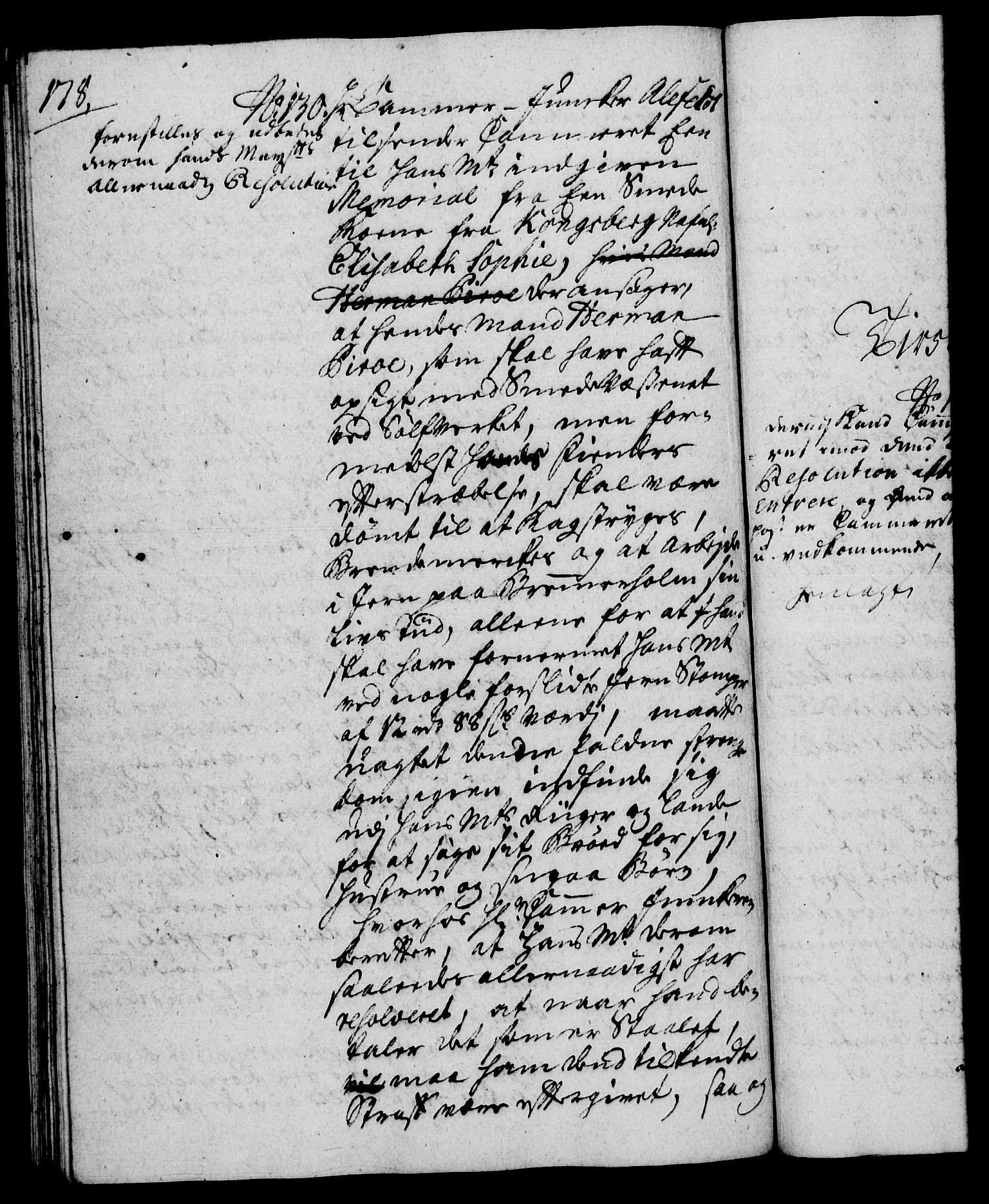 Rentekammeret, Kammerkanselliet, RA/EA-3111/G/Gh/Gha/L0022: Norsk ekstraktmemorialprotokoll (merket RK 53.67), 1739-1741, p. 178