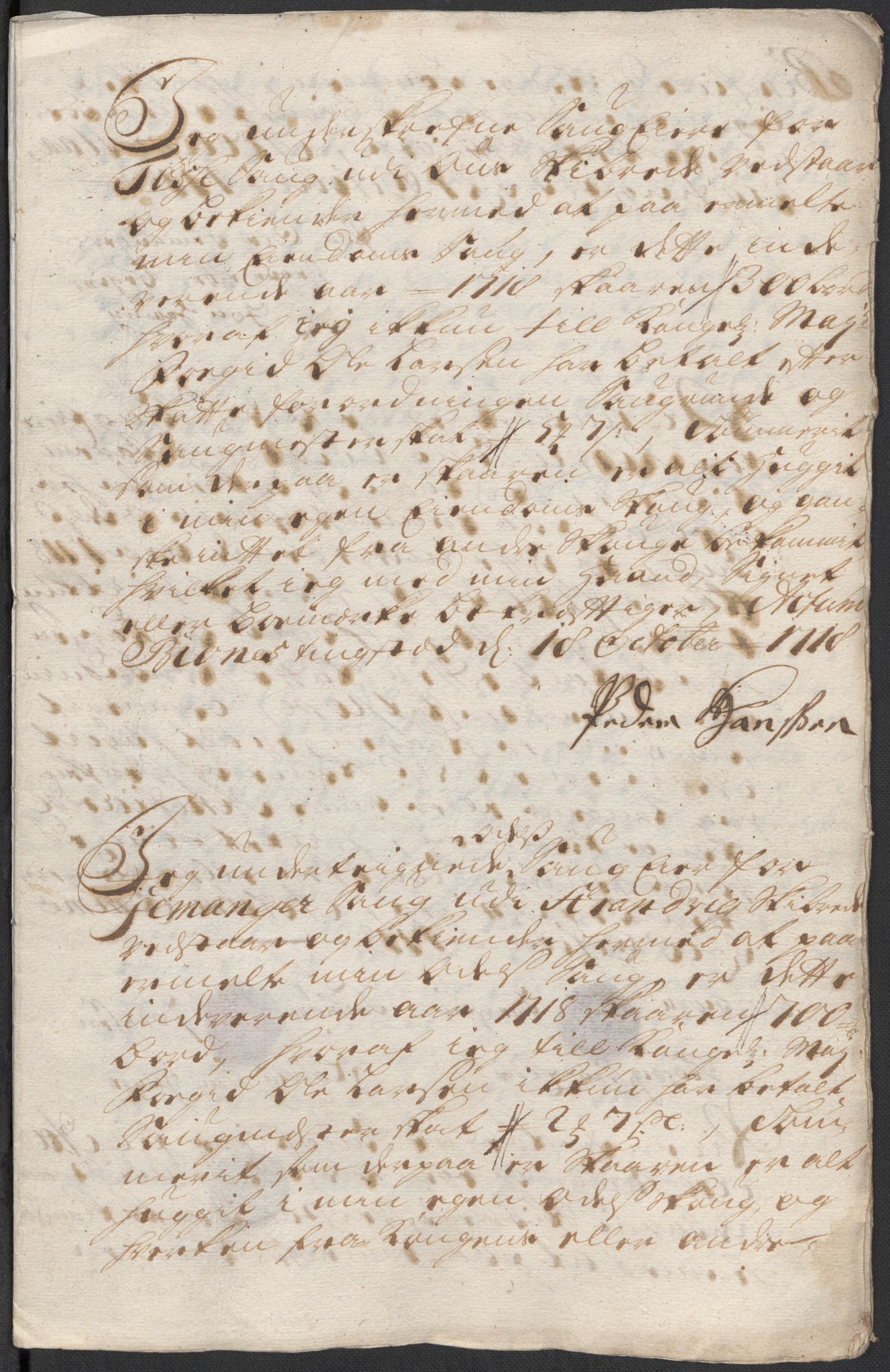 Rentekammeret inntil 1814, Reviderte regnskaper, Fogderegnskap, RA/EA-4092/R48/L2995: Fogderegnskap Sunnhordland og Hardanger, 1718, p. 87