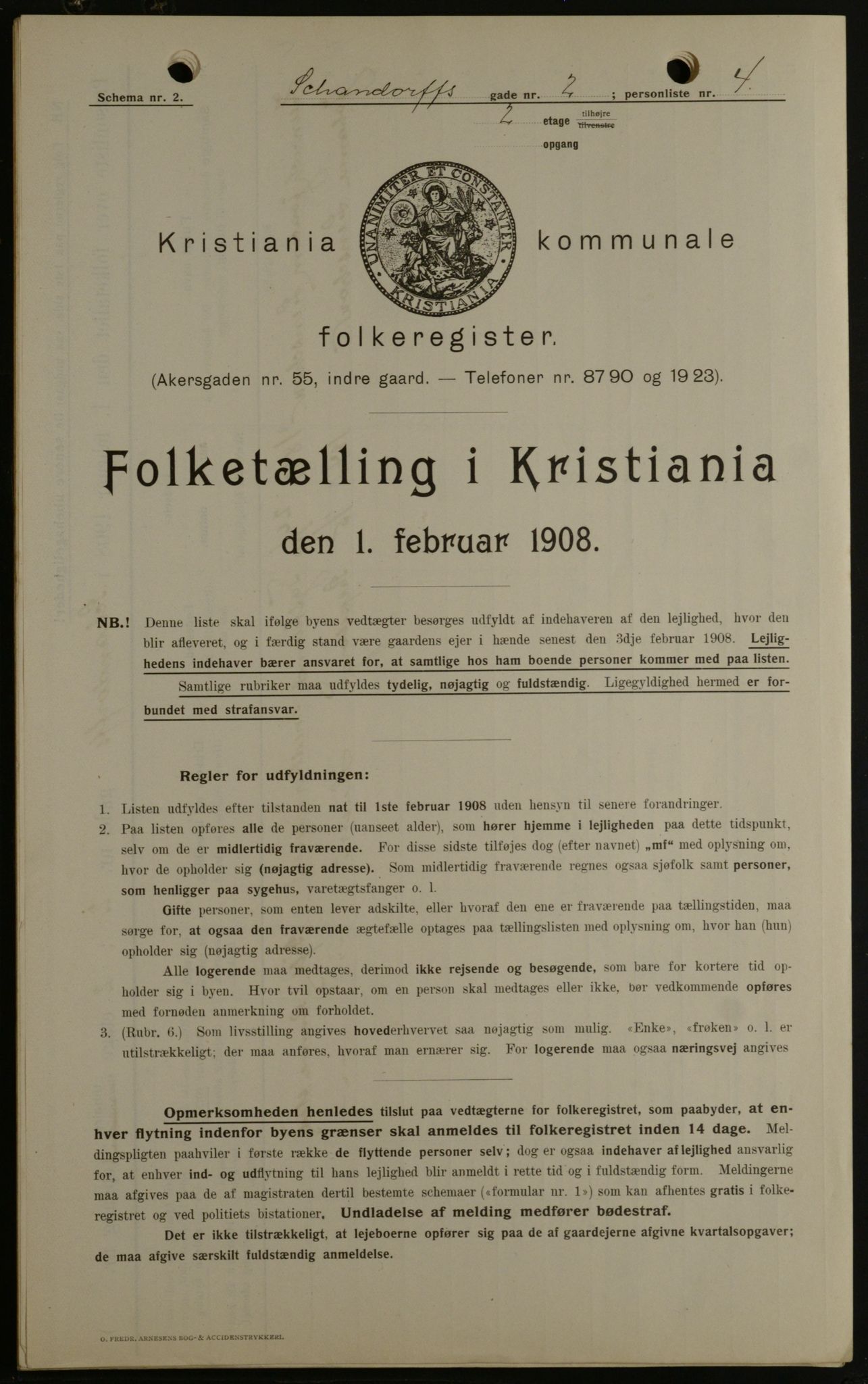 OBA, Municipal Census 1908 for Kristiania, 1908, p. 80635