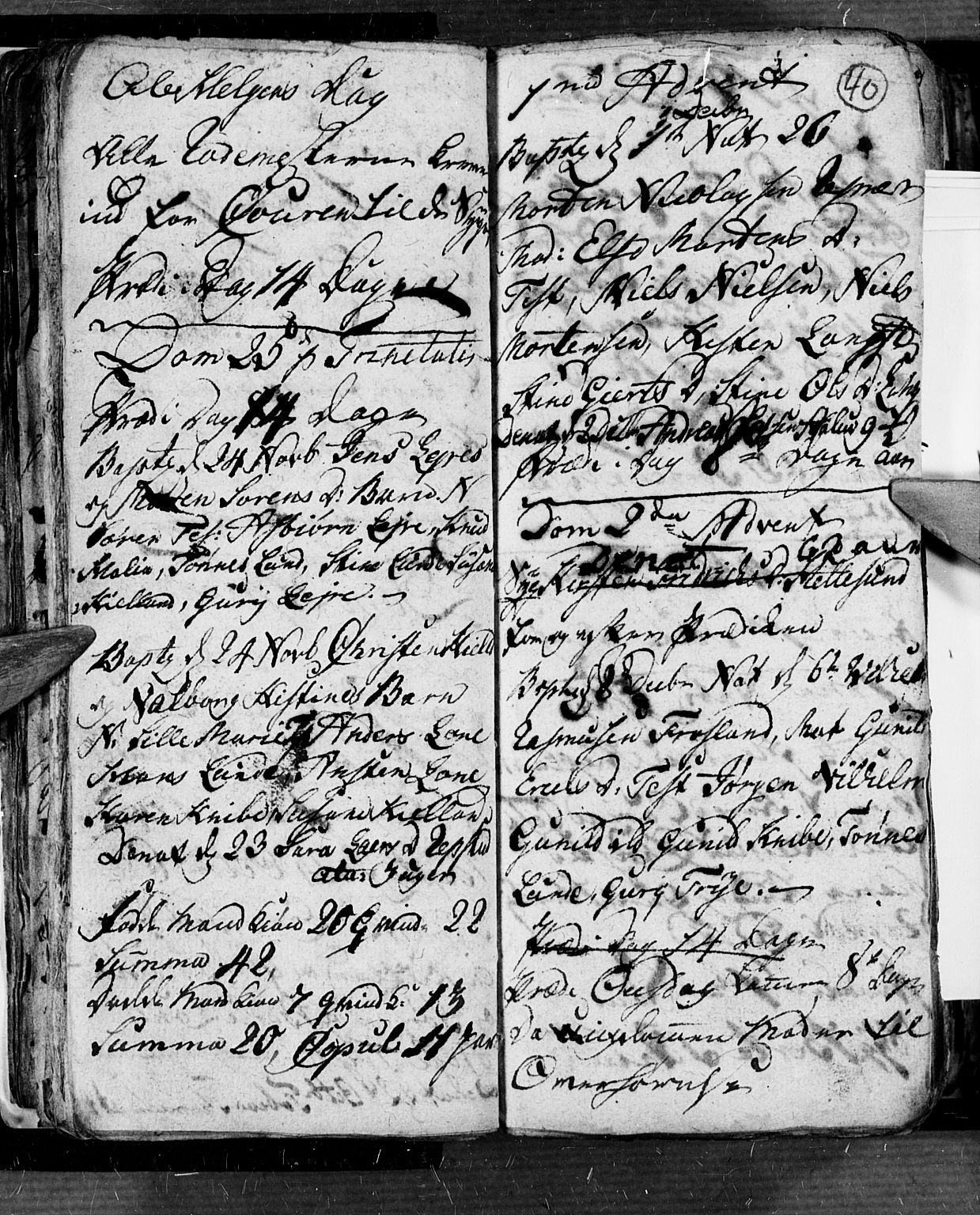 Søgne sokneprestkontor, AV/SAK-1111-0037/F/Fb/Fbb/L0001: Parish register (copy) no. B 1, 1779-1802, p. 40